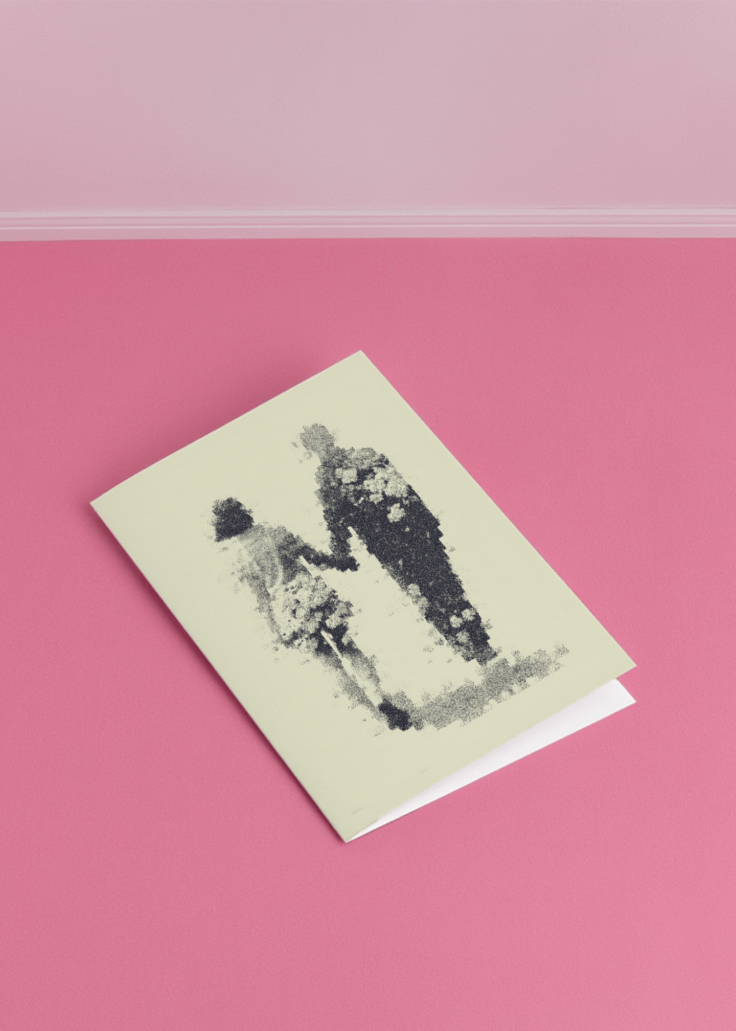 Love Blossoms Together Card mockup 1