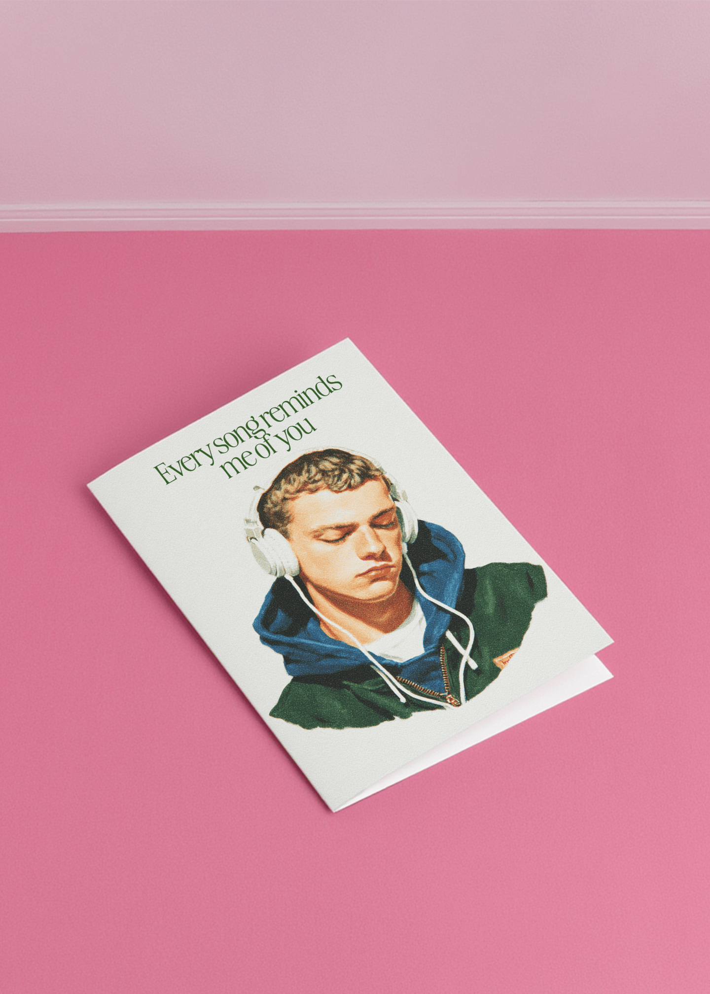 Every Song Reminds Me of You Music Card mockup 1