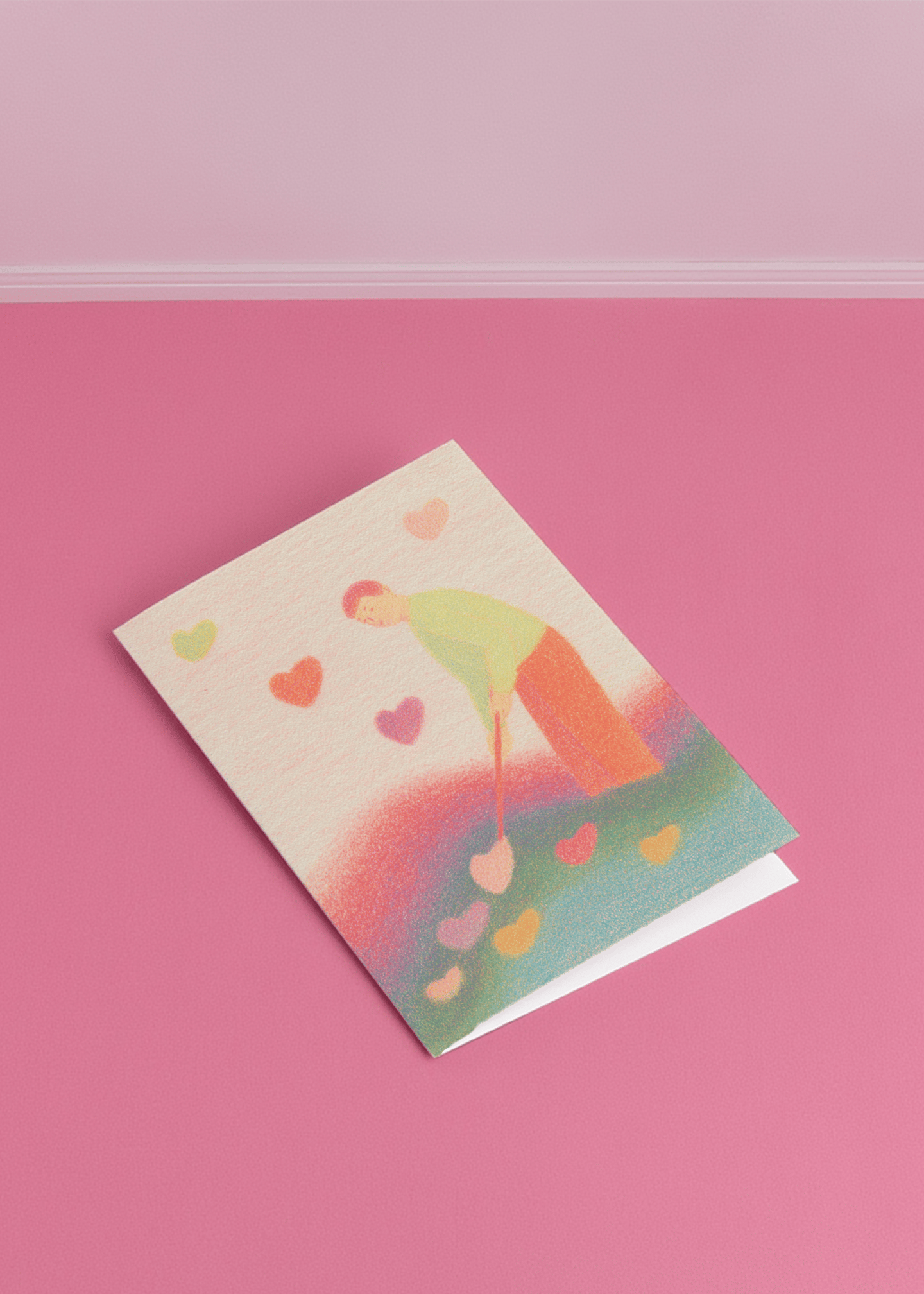 Gathering Hearts Love Card mockup 1