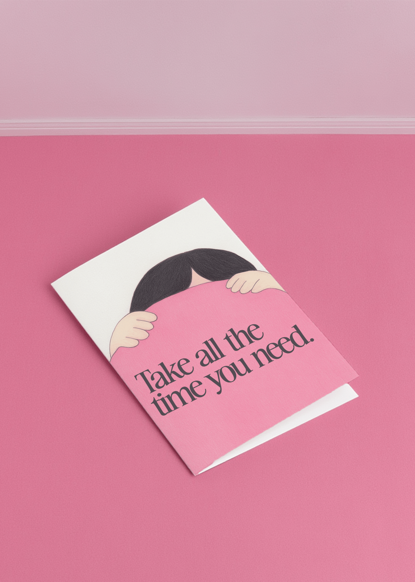 Take All the Time You Need Card mockup 1