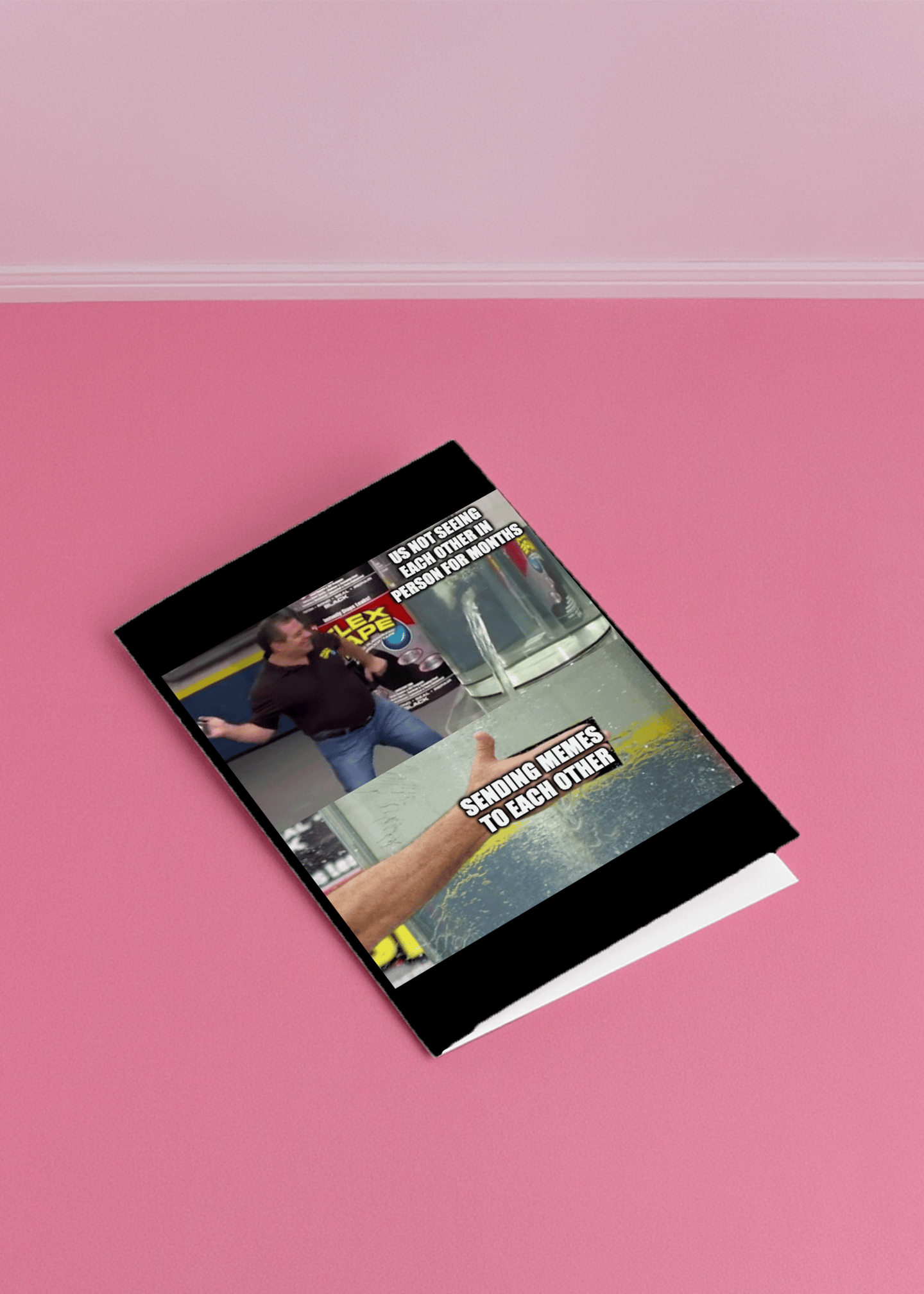 Sending Memes Is Our Love Language Card mockup 1