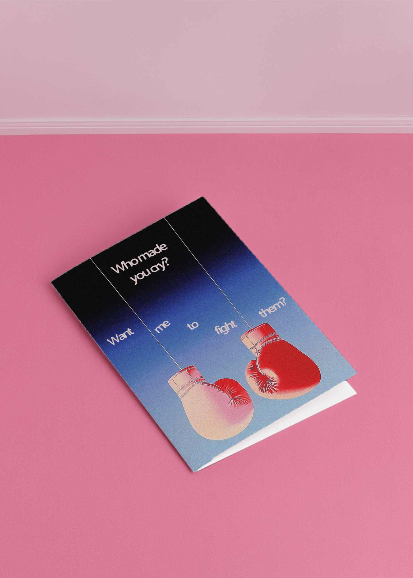 Want Me to Fight Them Card mockup 1