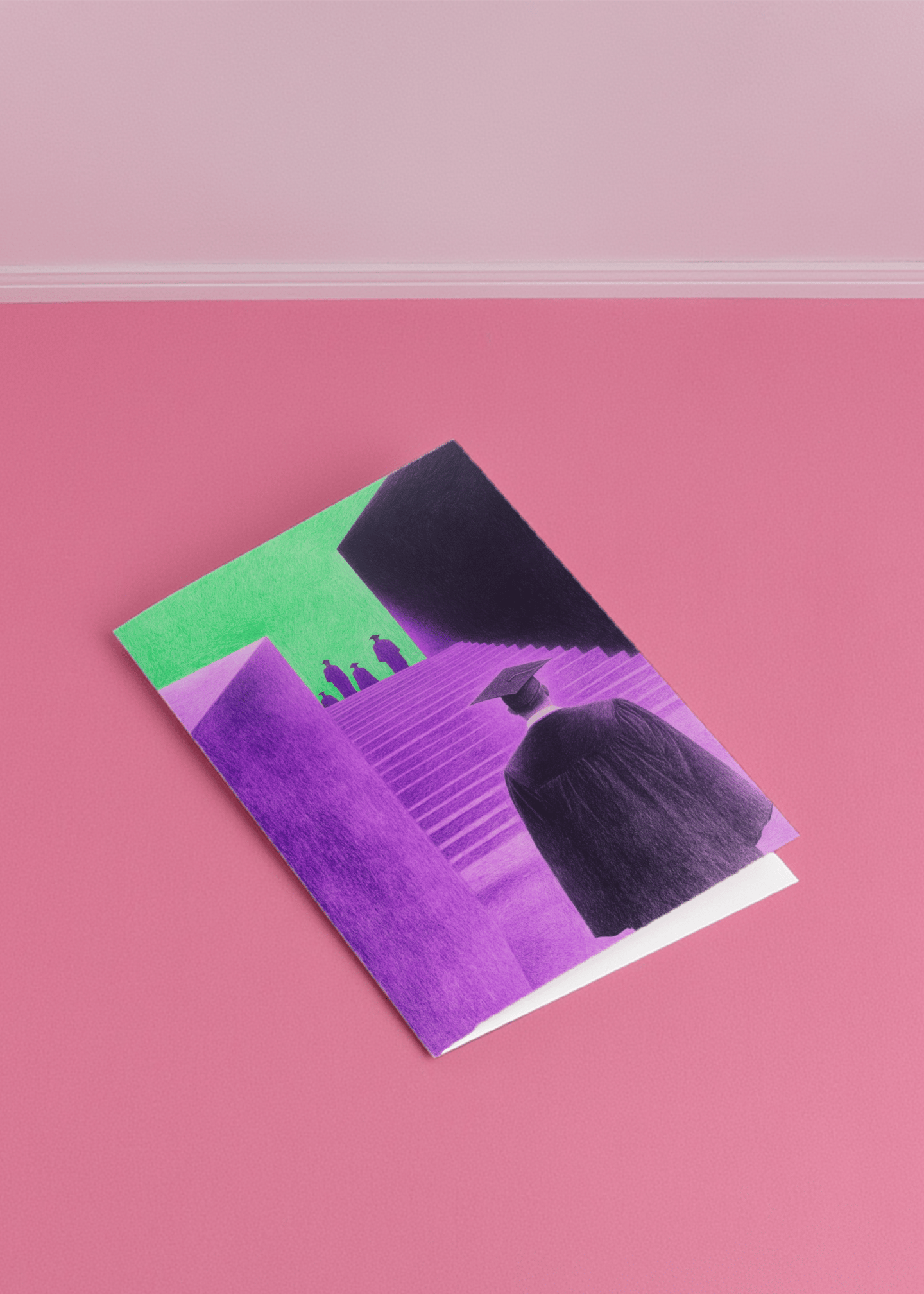 Step Into the Future Graduation Card mockup 1
