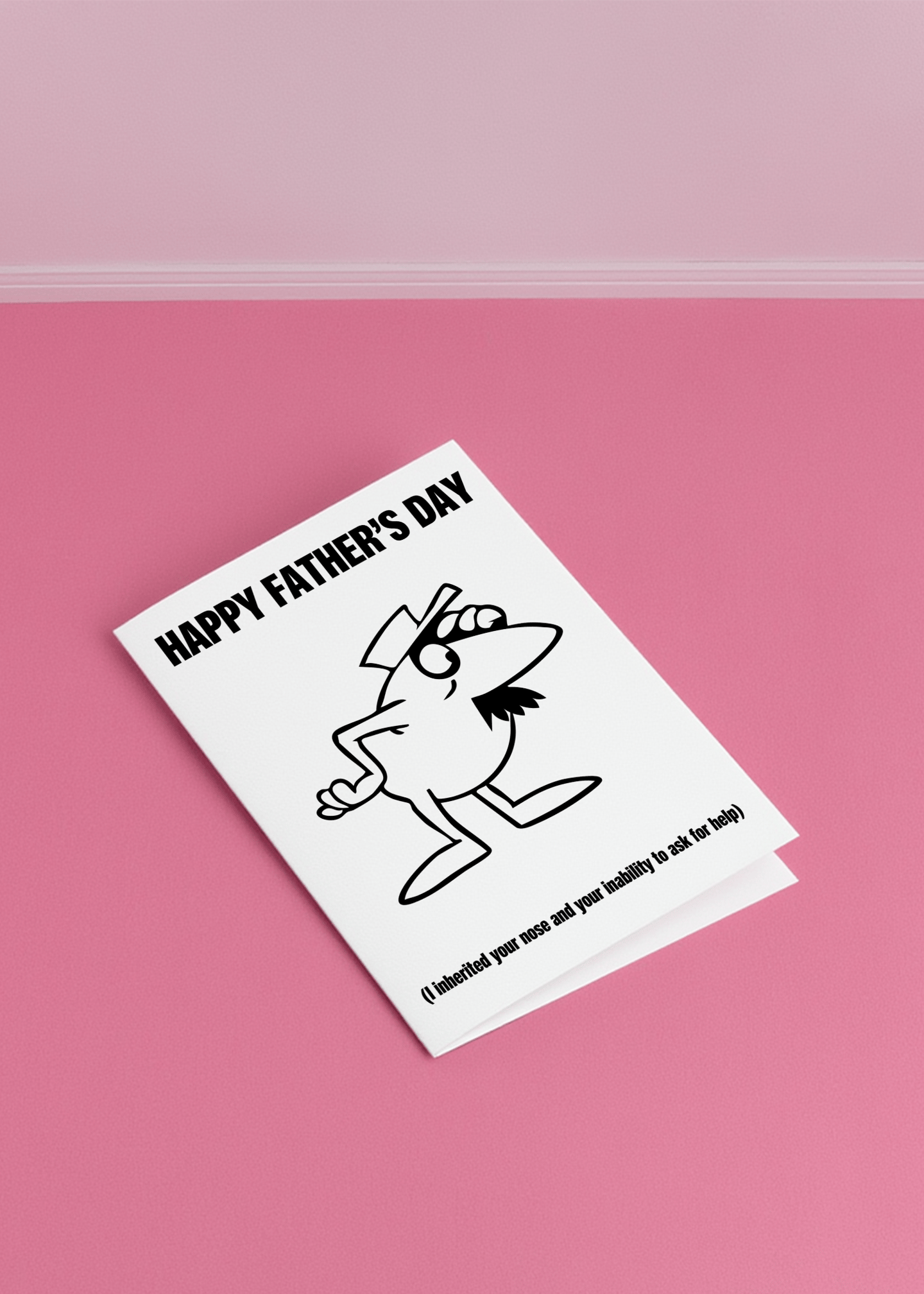 Happy Father’s Day Inherited Nose Card mockup 1