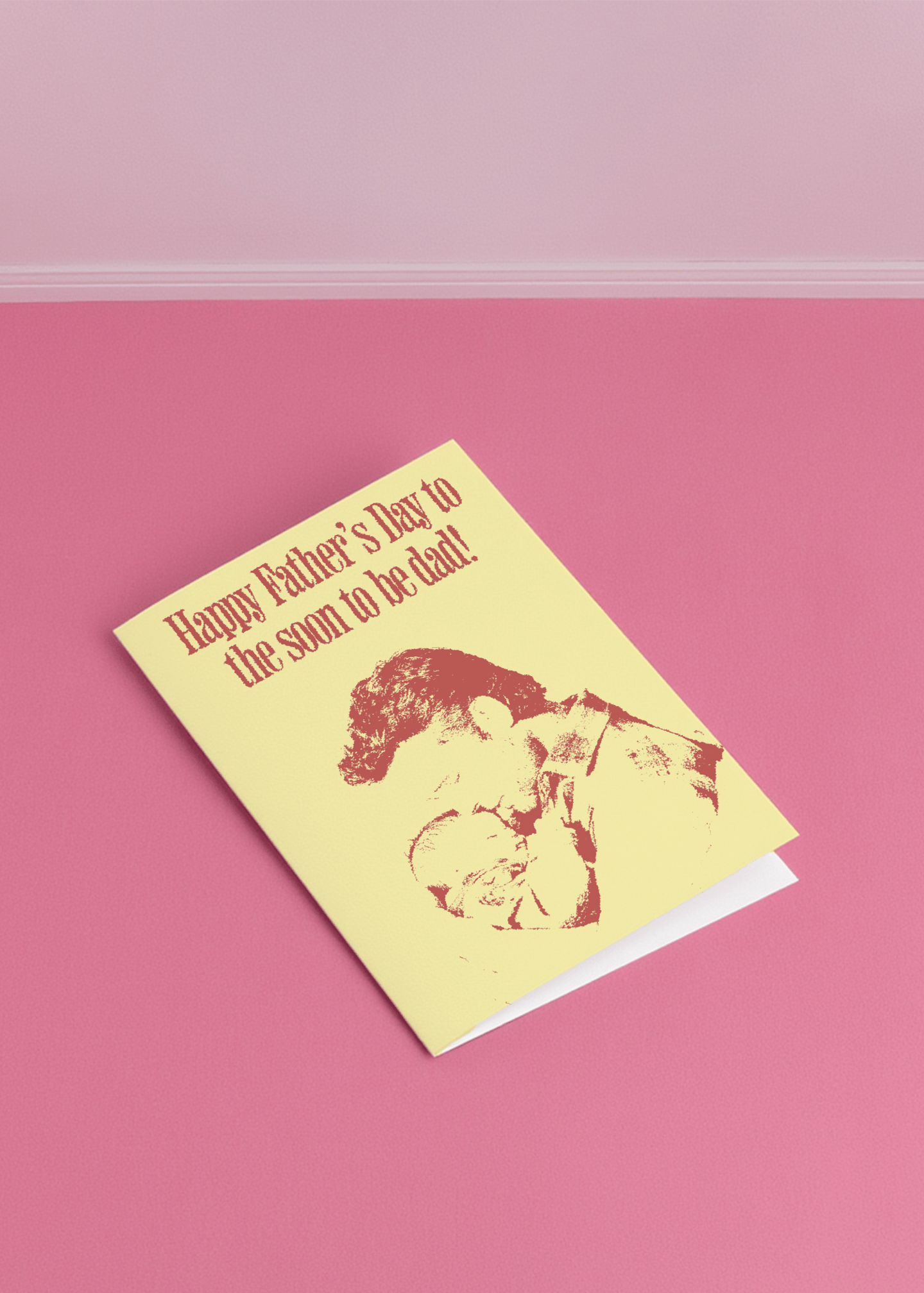 Happy Father’s Day Soon-to-Be Dad Card mockup 1