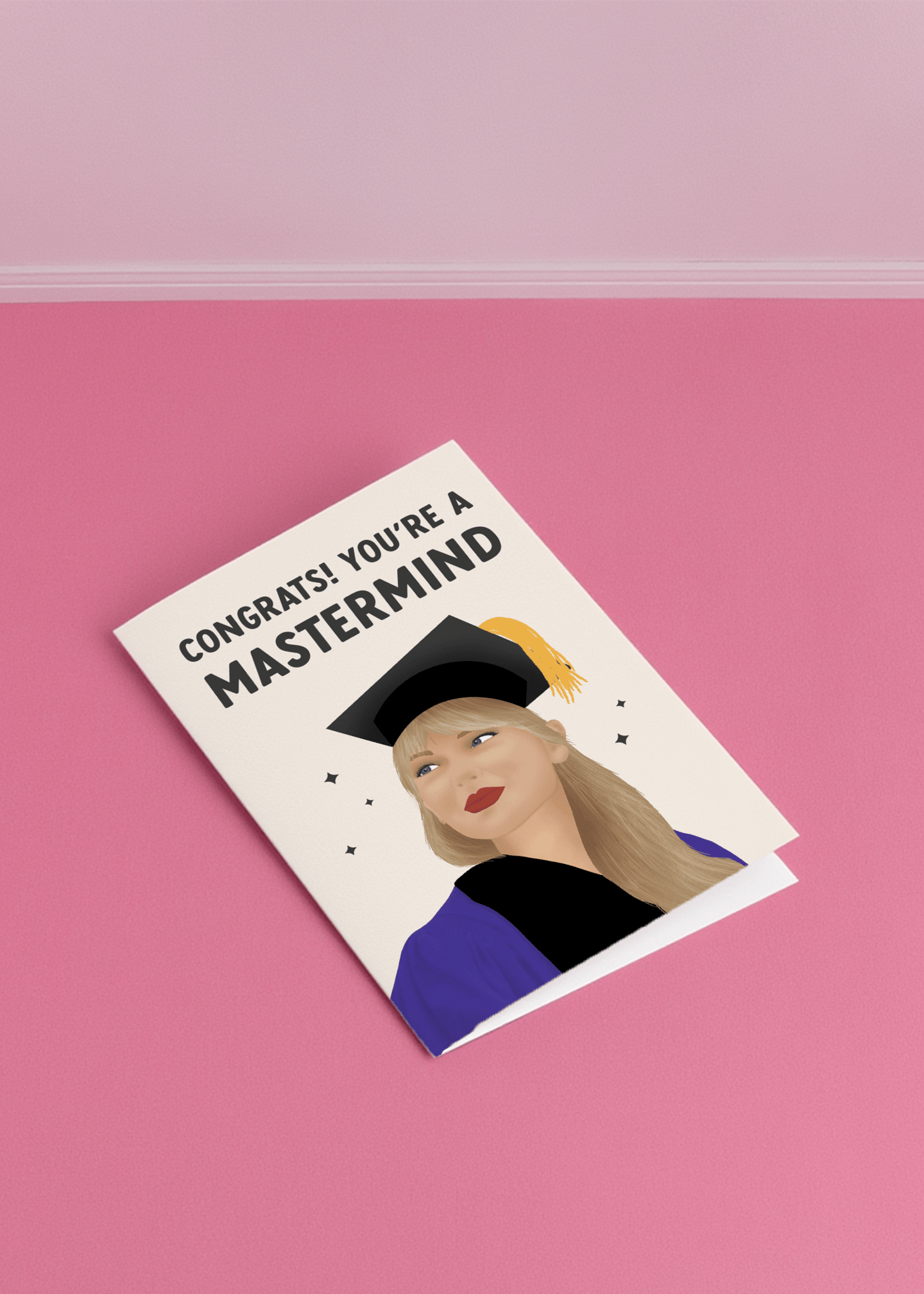 Mastermind Graduation Card mockup 1