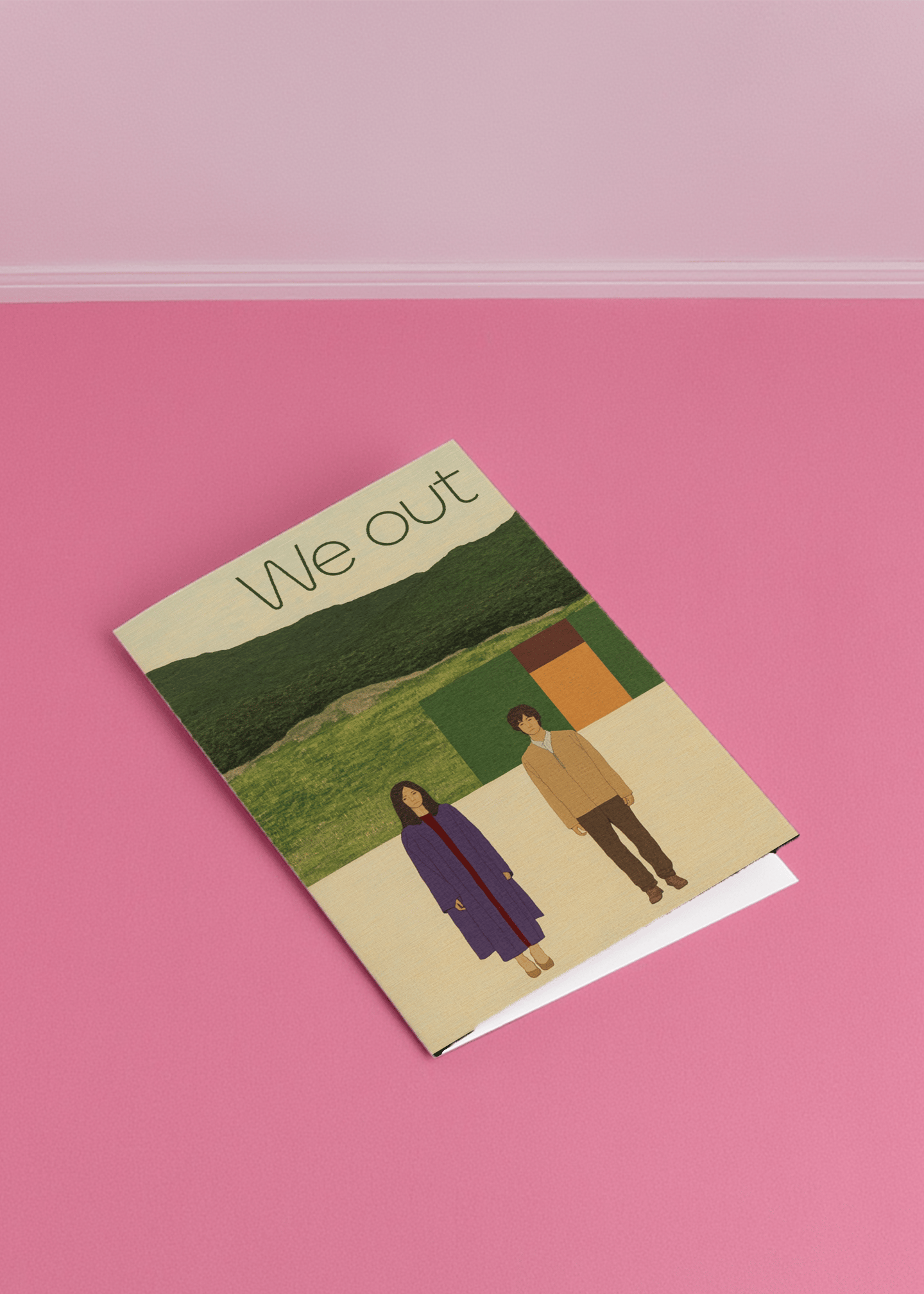 We Out Graduation Card mockup 1