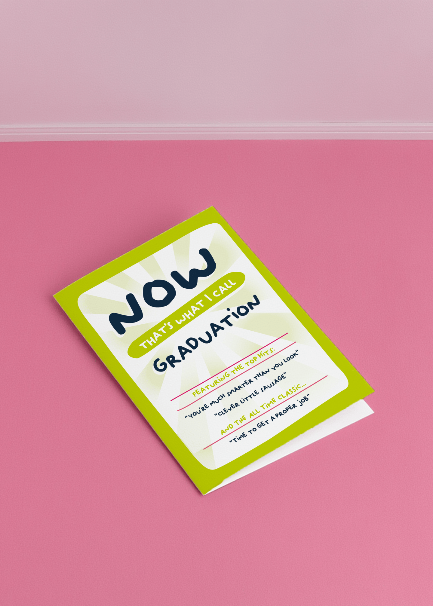 Now That’s What I Call Graduation Card mockup 1