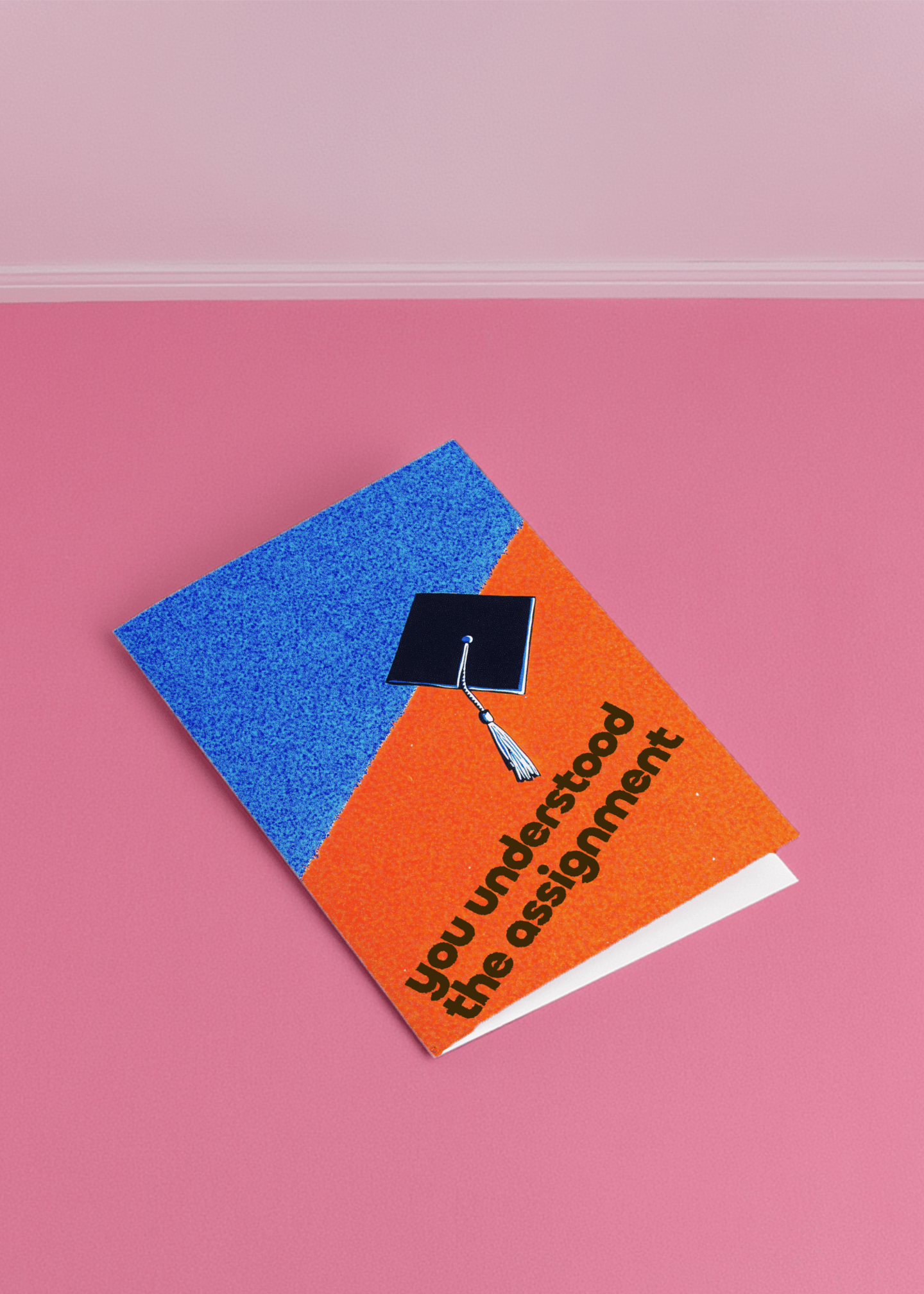 Understood the Assignment Graduation Card mockup 1