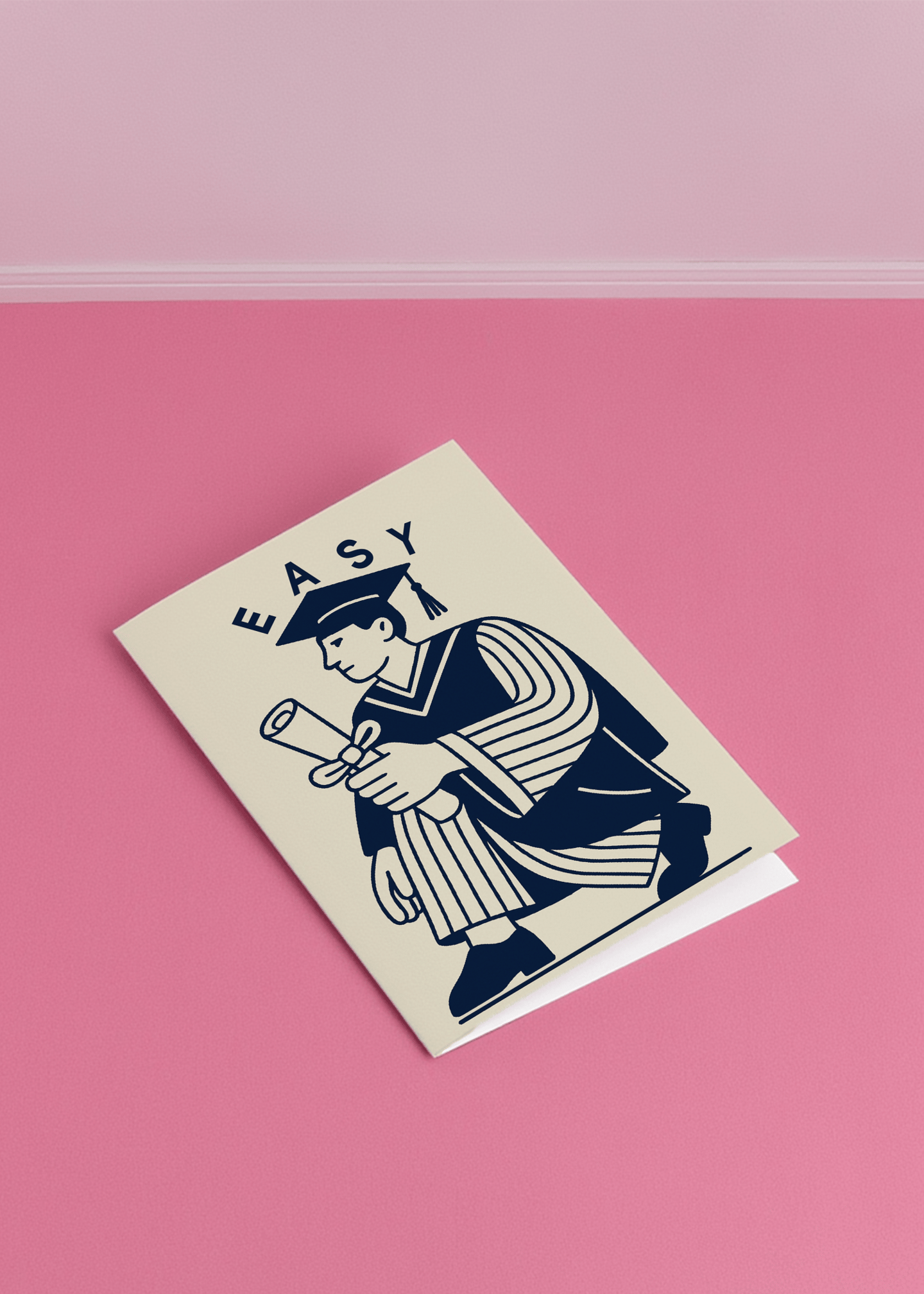 Easy Grad Victory Pose Card mockup 1