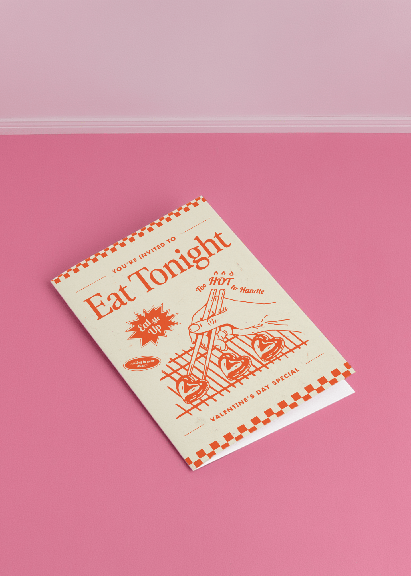 Eat Tonight Valentine Card mockup 1