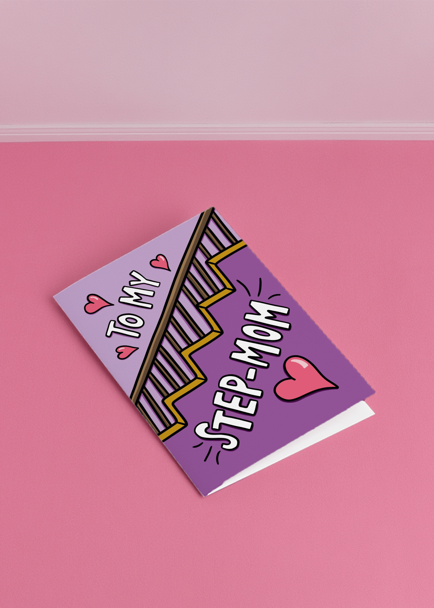 To My Step-Mom Card mockup 1