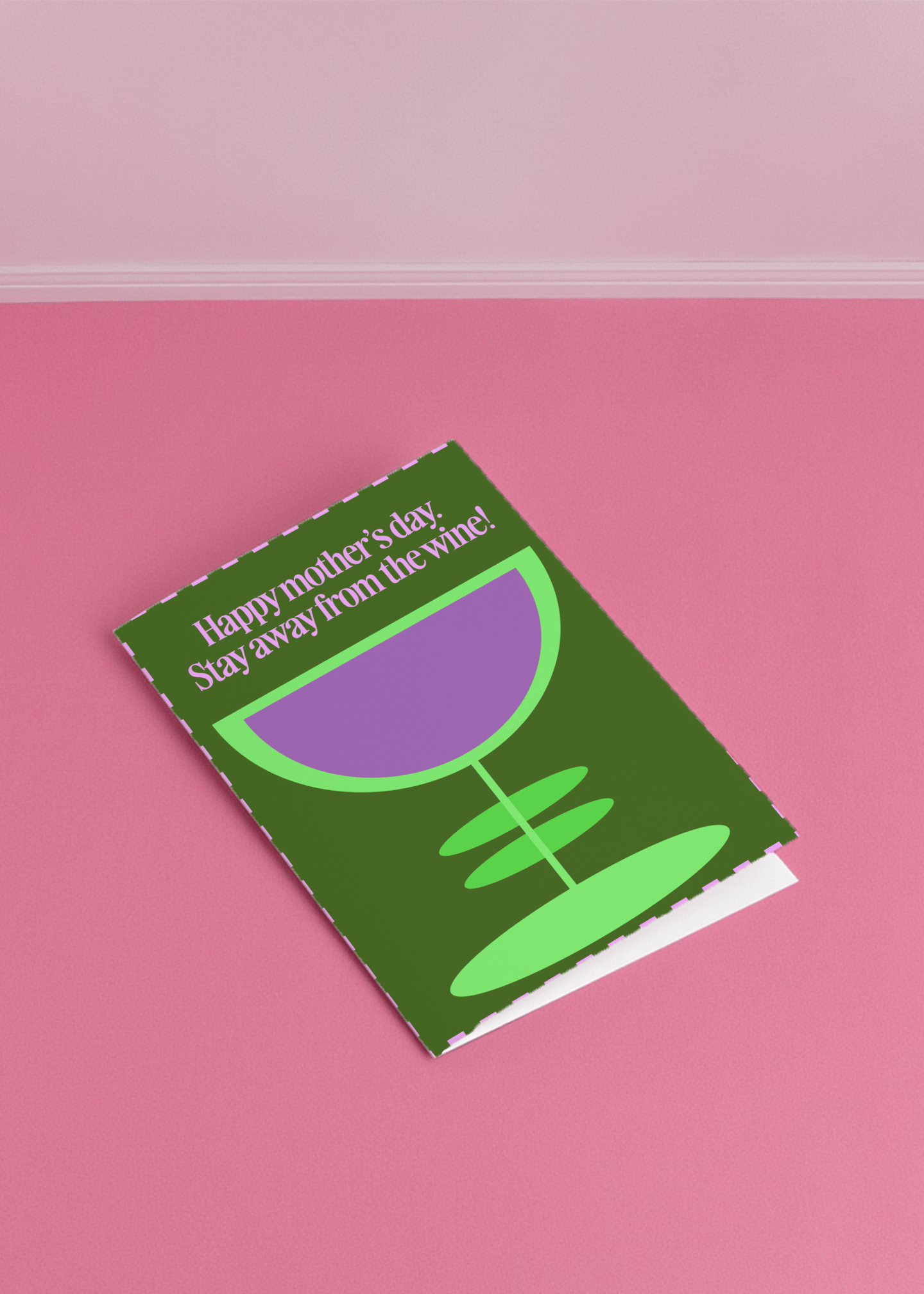 Happy Mother's Day. Stay Away From the Wine mockup 1