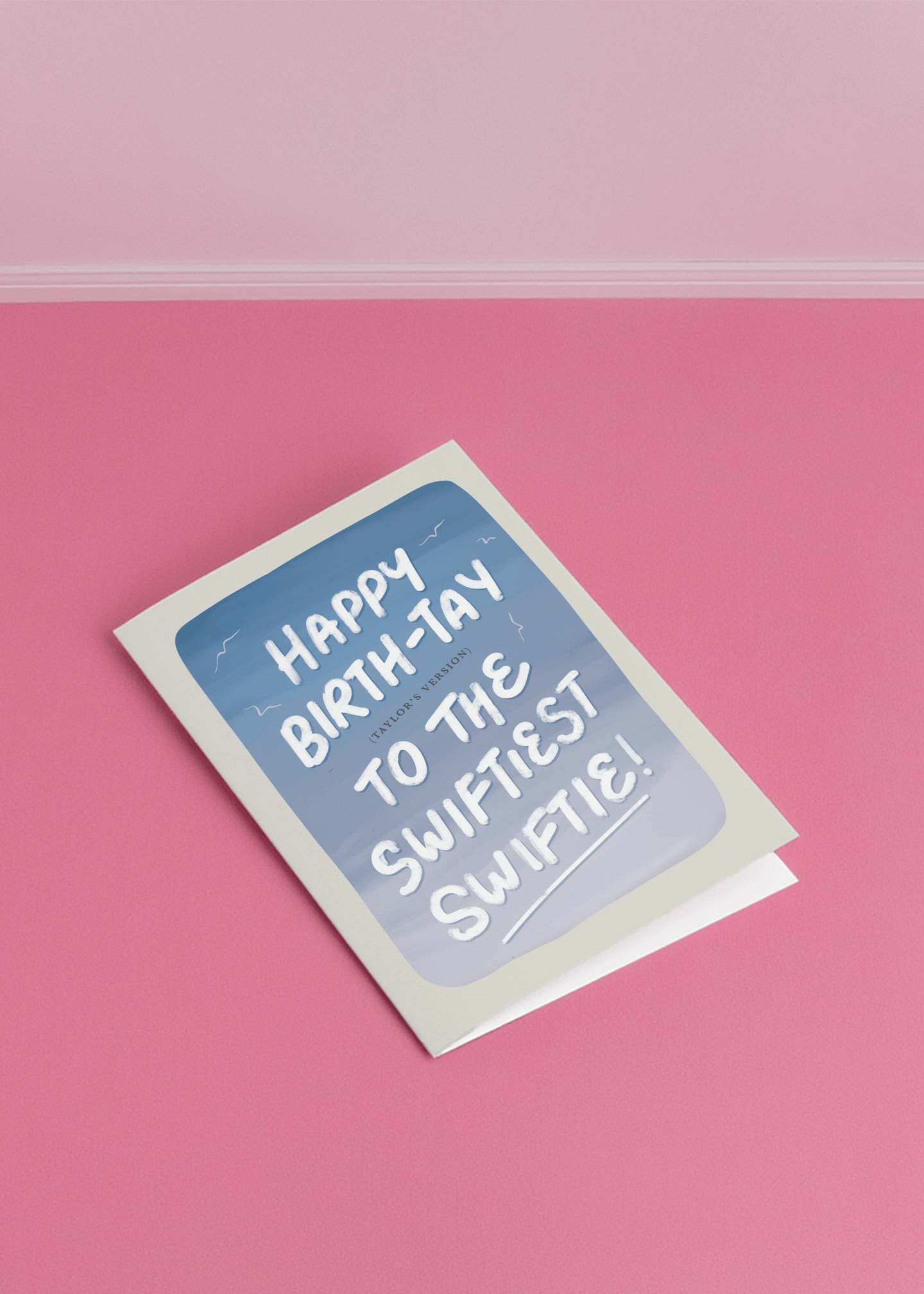Swiftie Birthday Card mockup 1