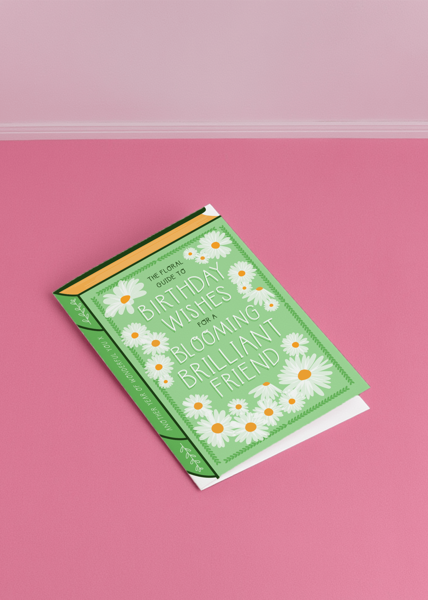 Birthday Wishes for a Blooming Brilliant Friend mockup 1