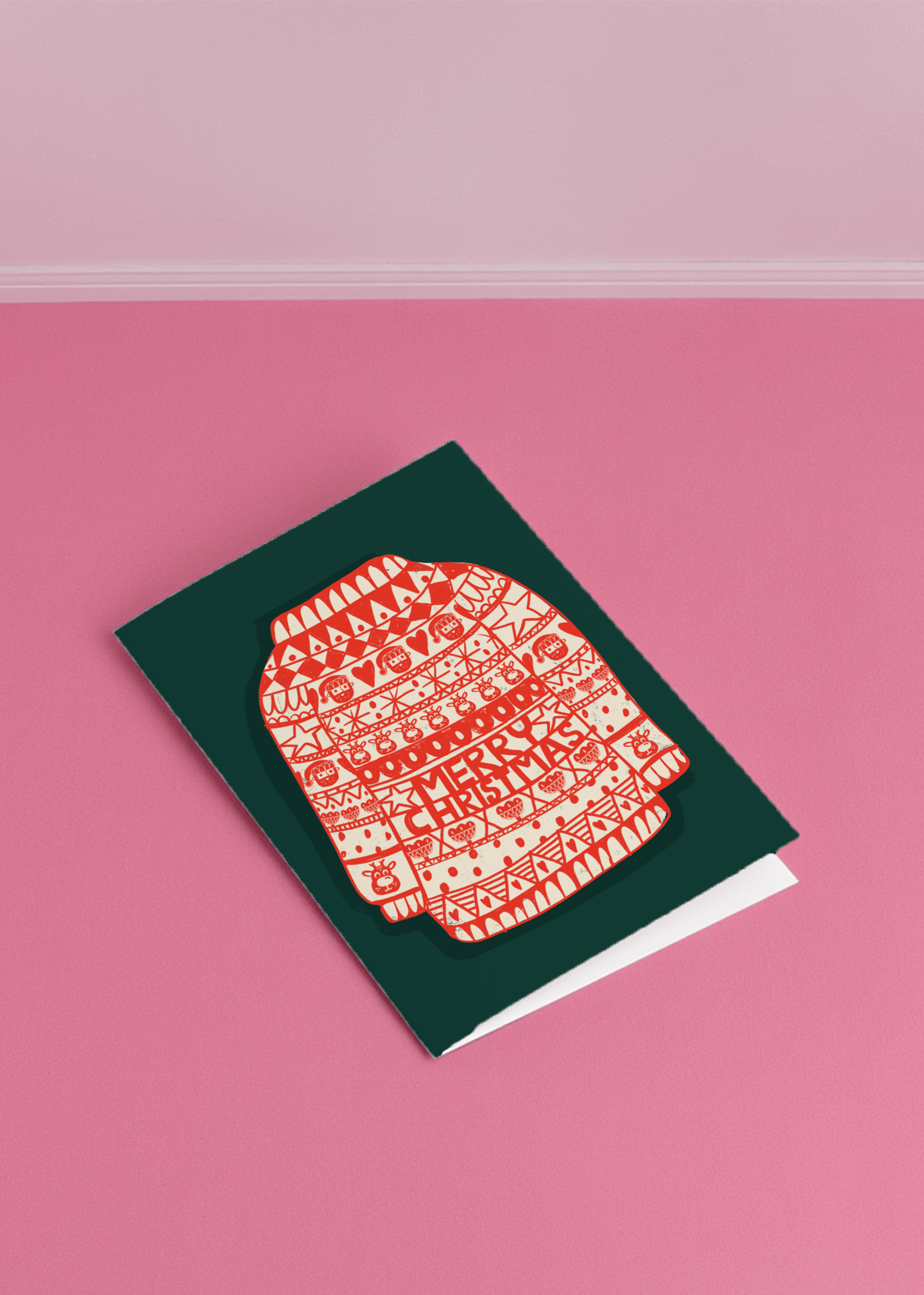 Festive Christmas Sweater mockup 1