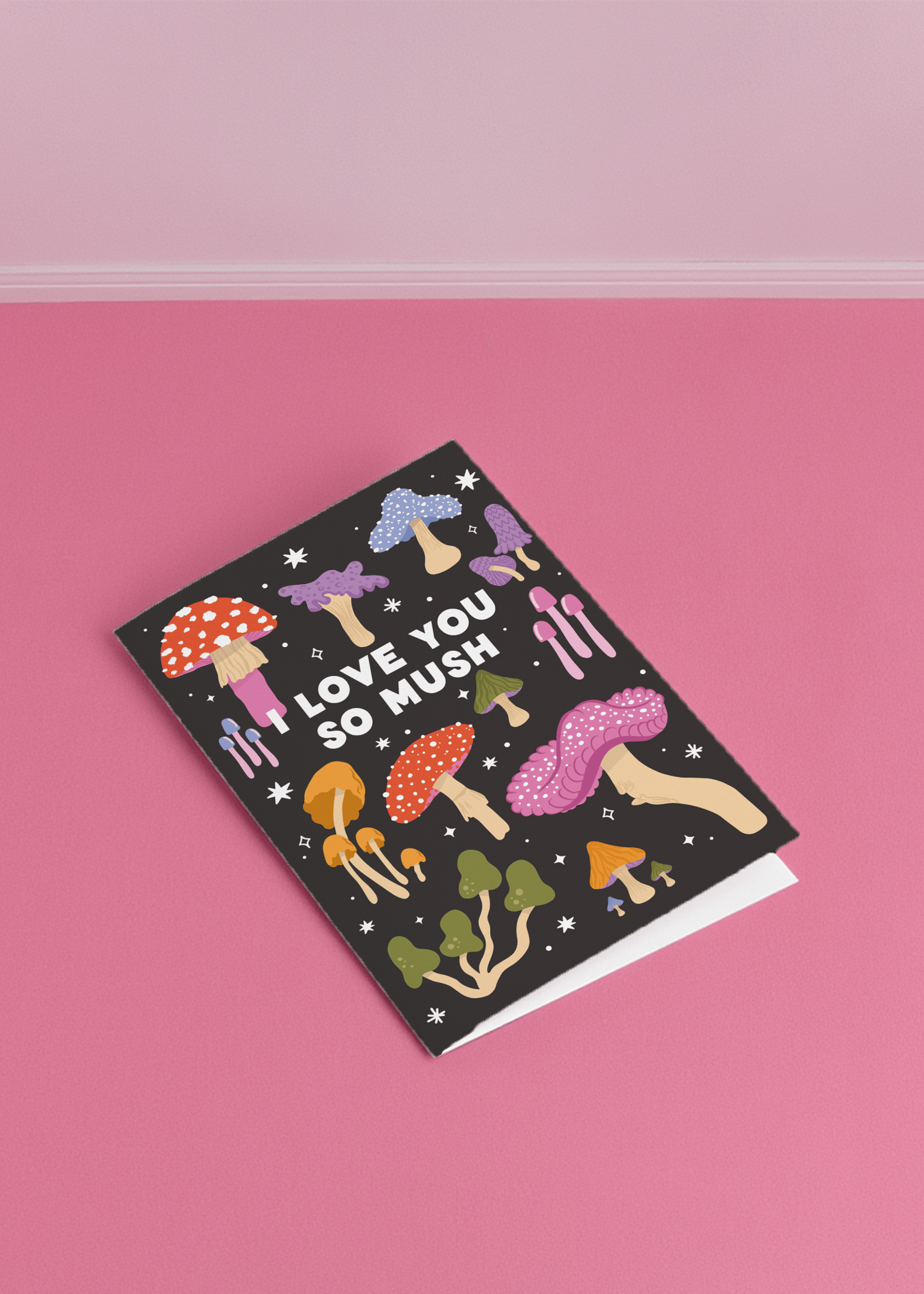 I Love You So Mush Card mockup 1