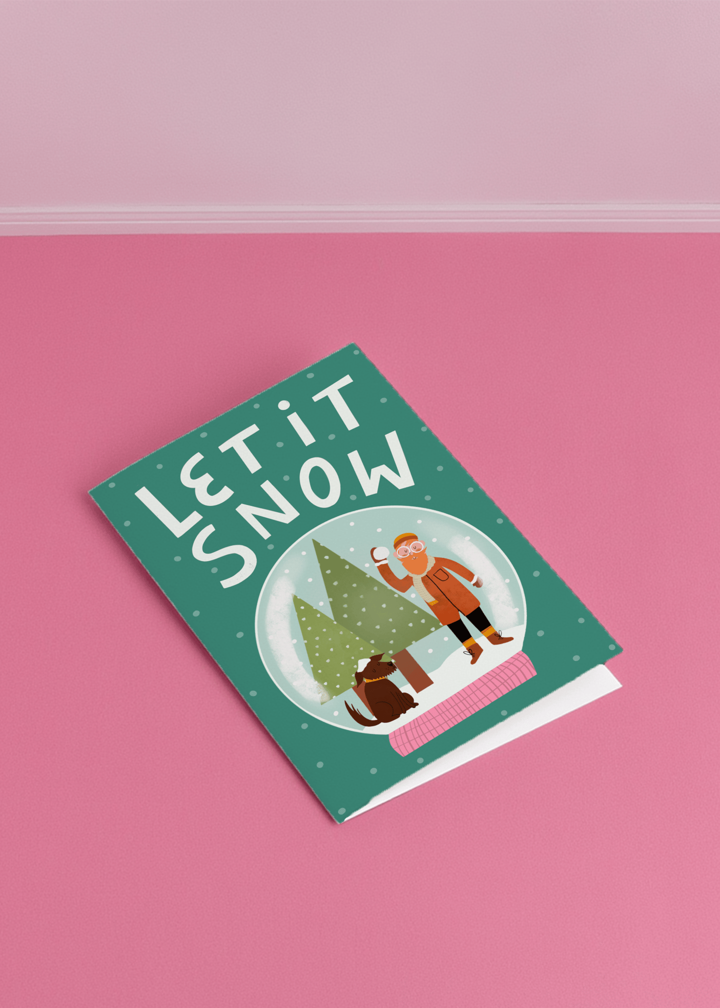 Let It Snow Globe mockup 1