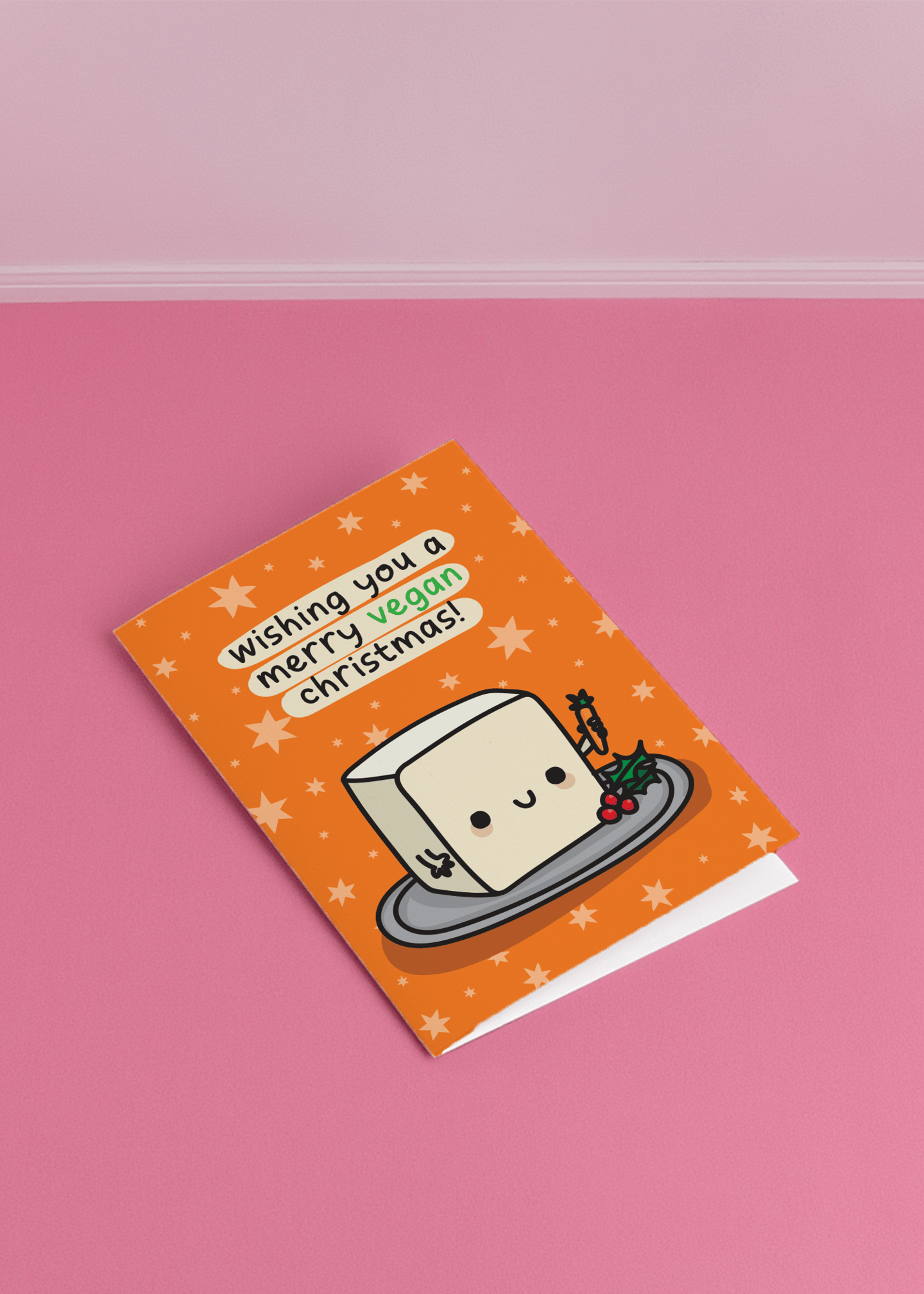 Merry Vegan Christmas mockup 1