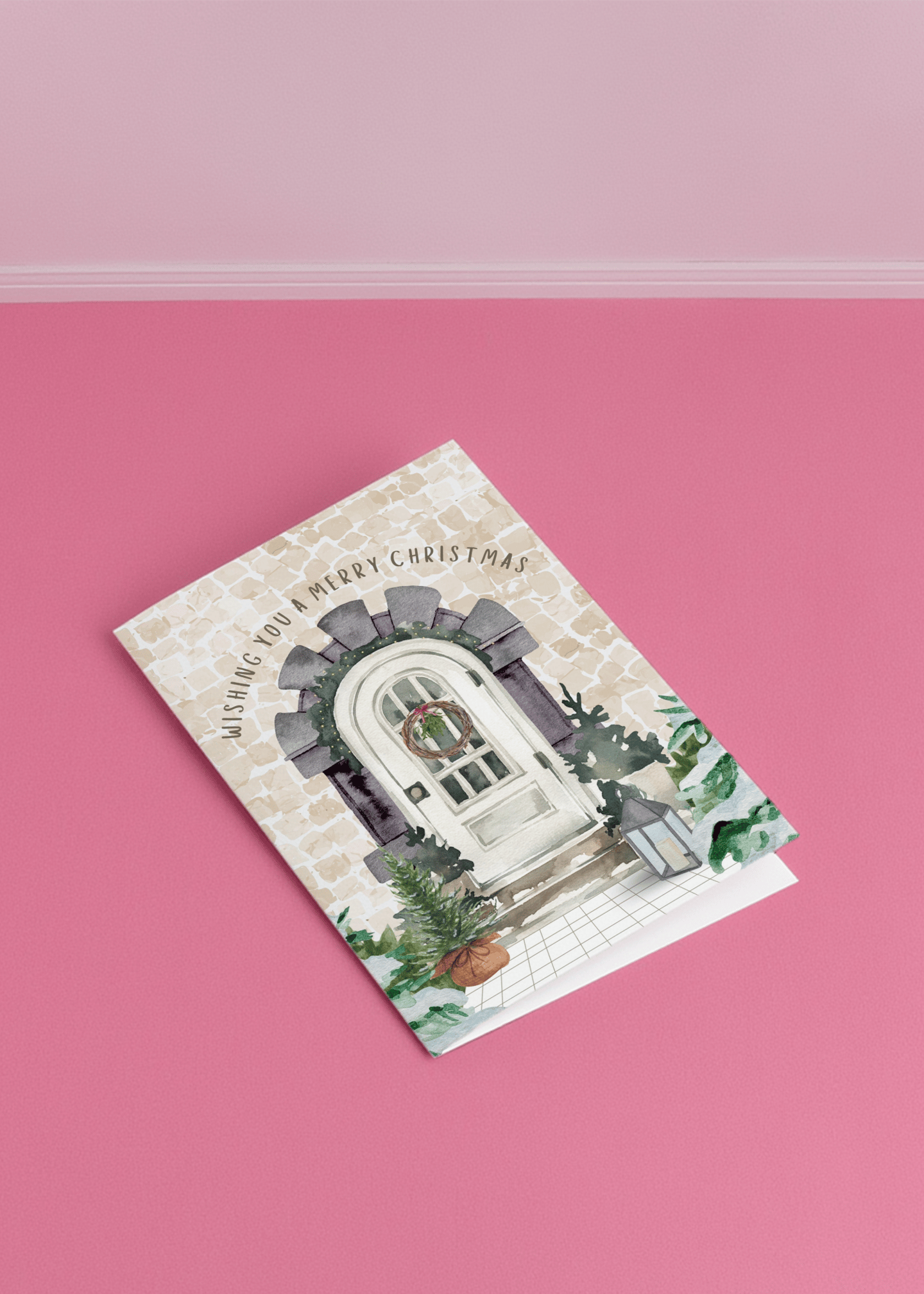 Christmas Door Garland mockup 1