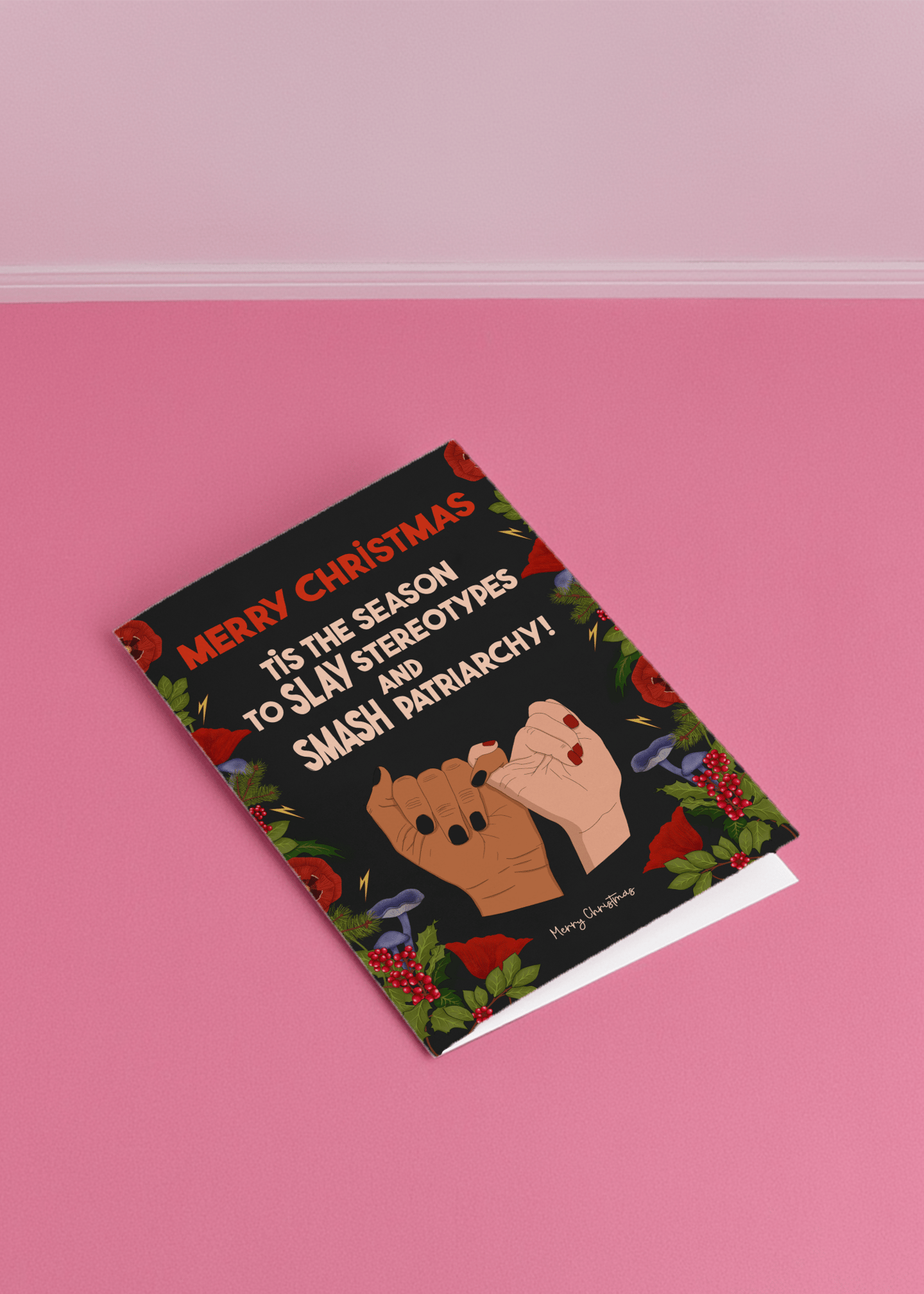 Smash the Patriarchy Christmas mockup 1