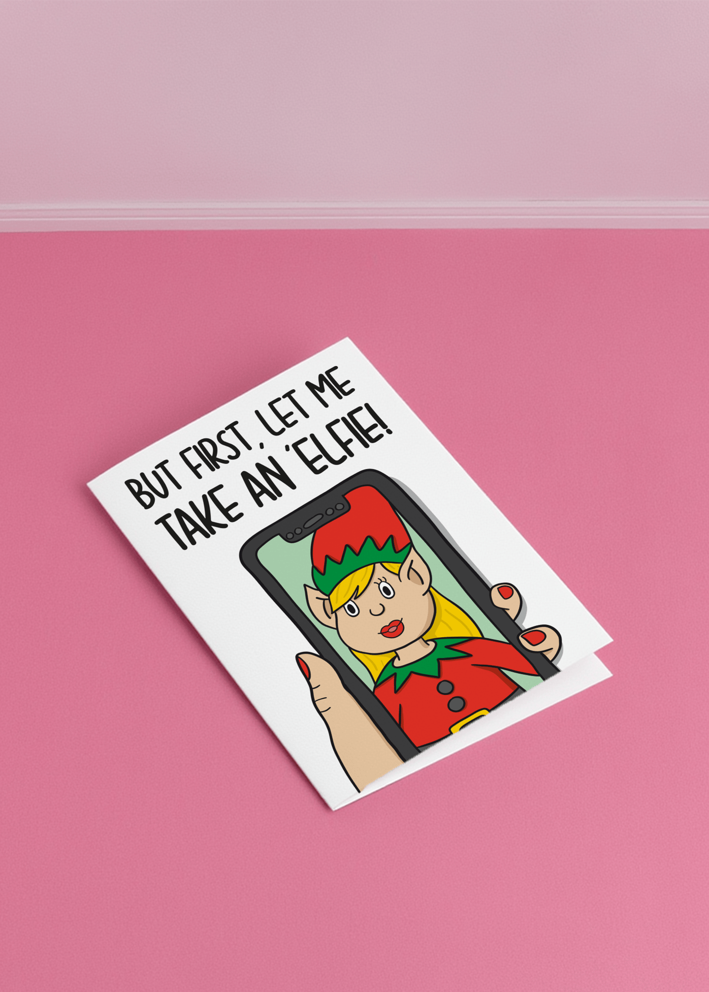 Elfie Christmas mockup 1