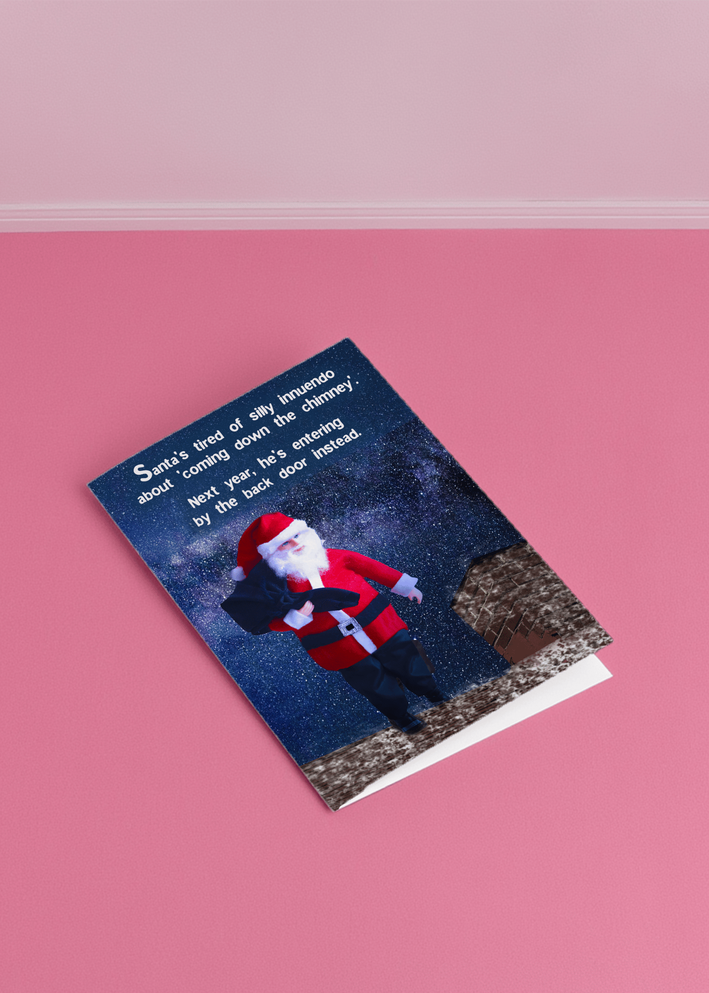 Santa Entering By The Backdoor Next Year mockup 1