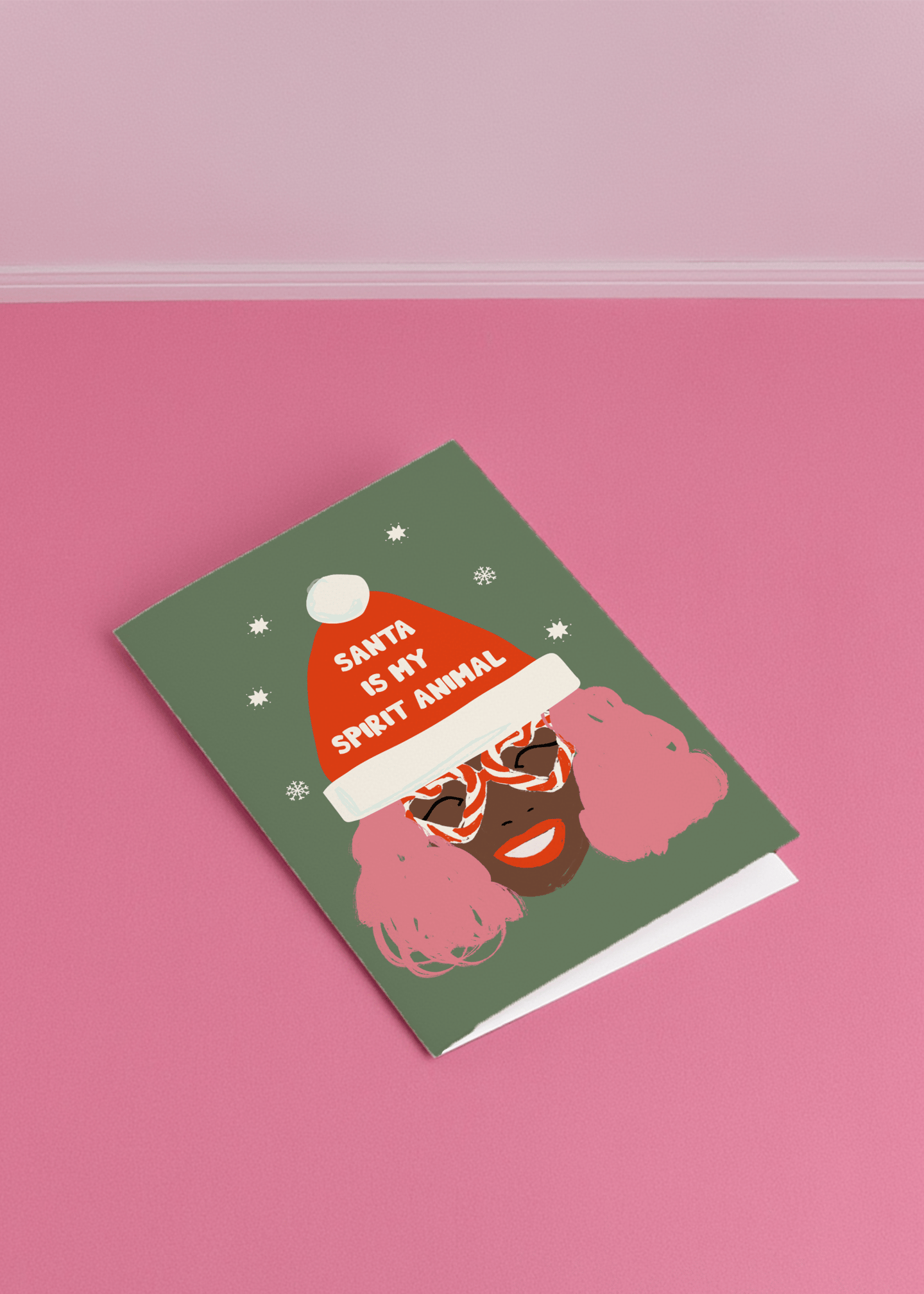 Santa Is My Spirit Animal mockup 1