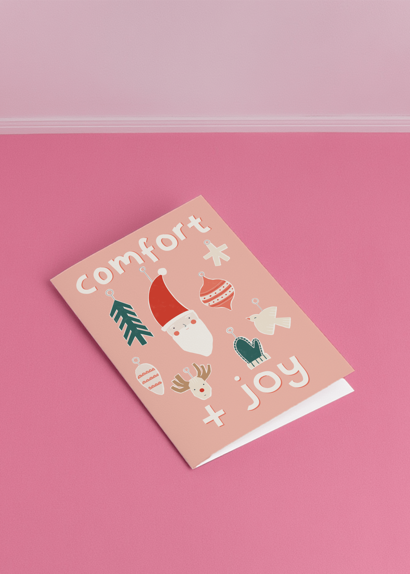 Comfort and Joy Christmas mockup 1