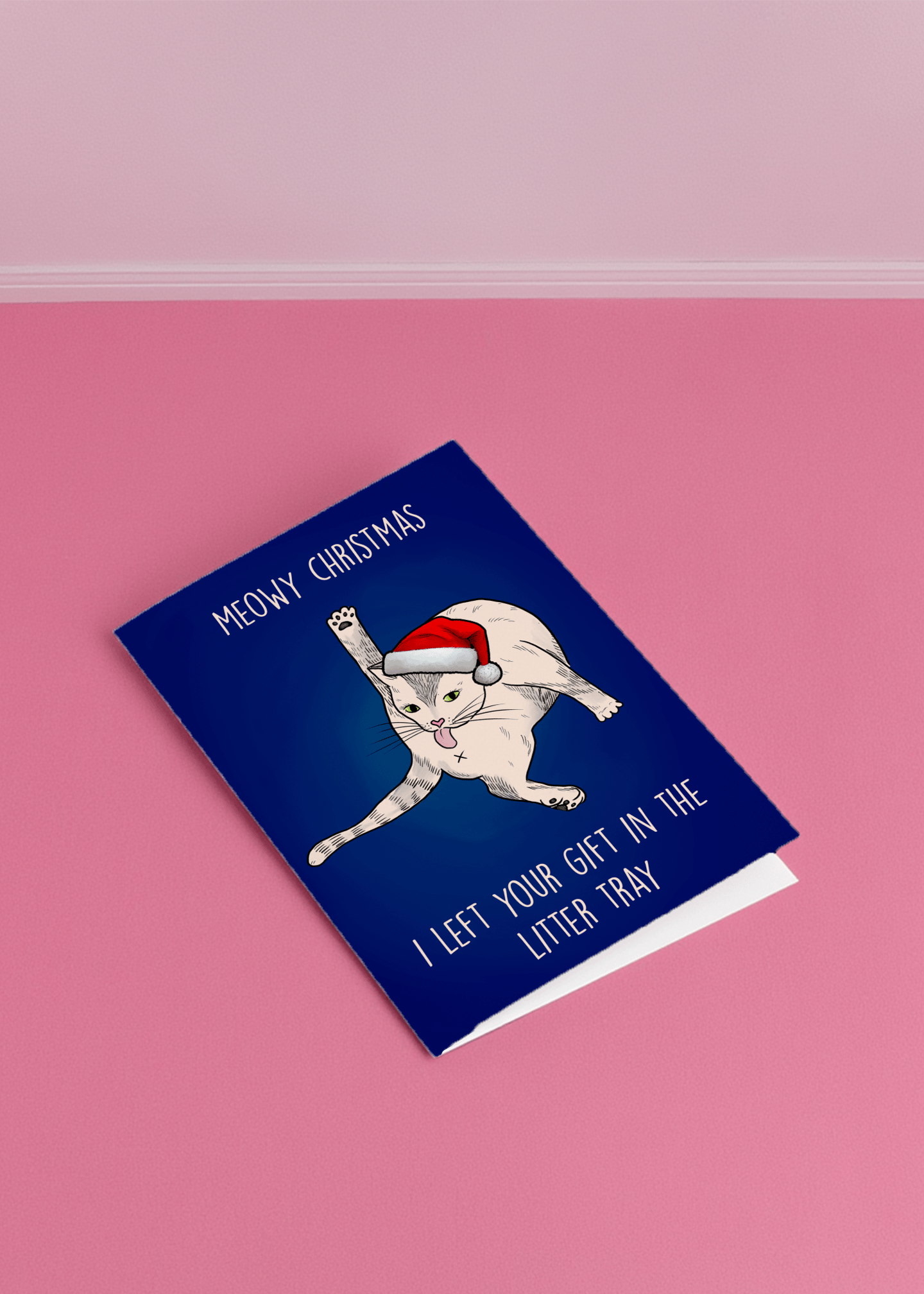 Meowy Christmas Litter Tray mockup 1