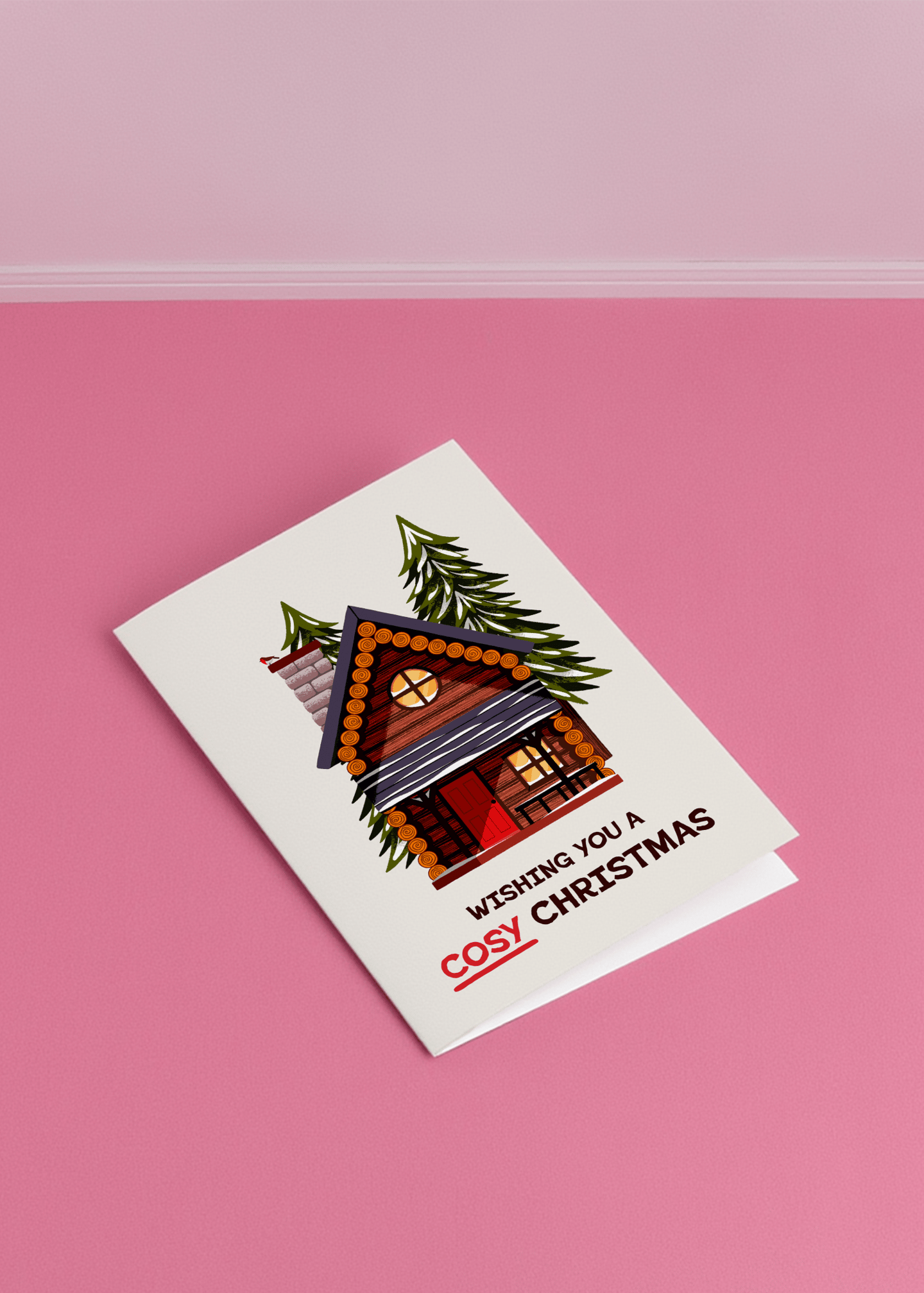 Wishing You a Cosy Christmas mockup 1