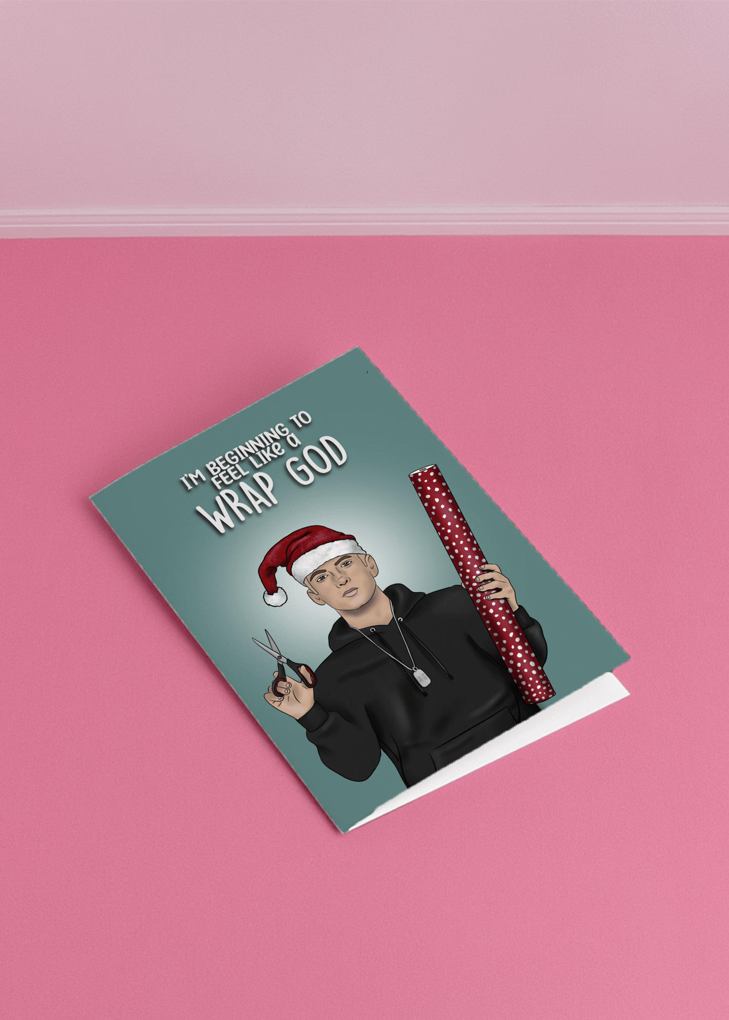 Wrap God Christmas mockup 1