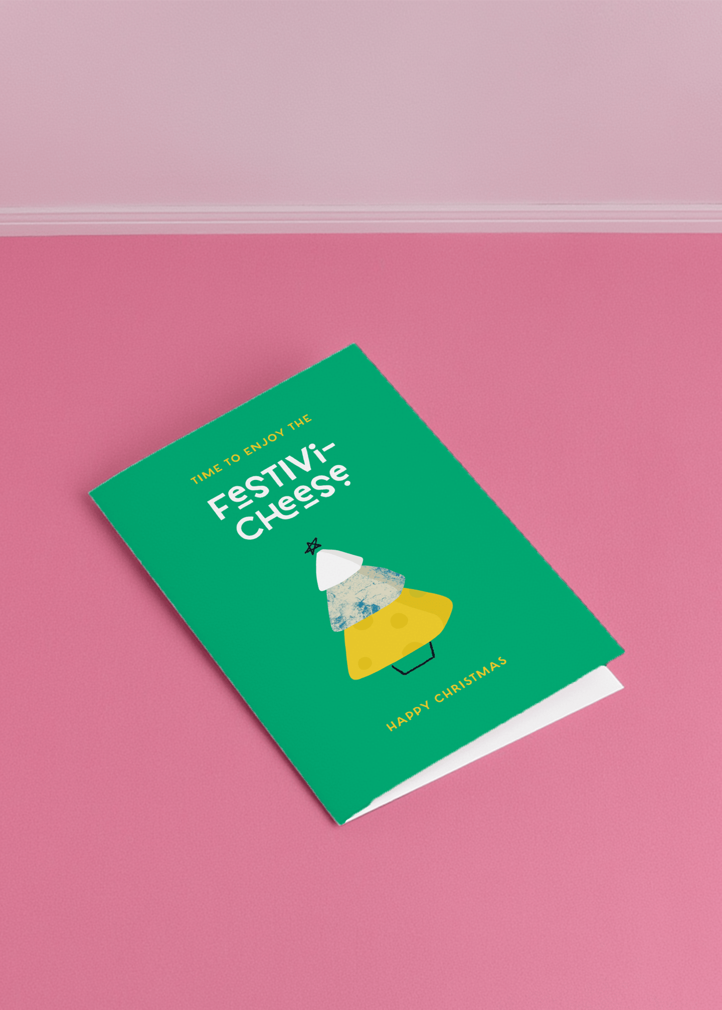 Time to Enjoy the Festivi-Cheese Card mockup 1