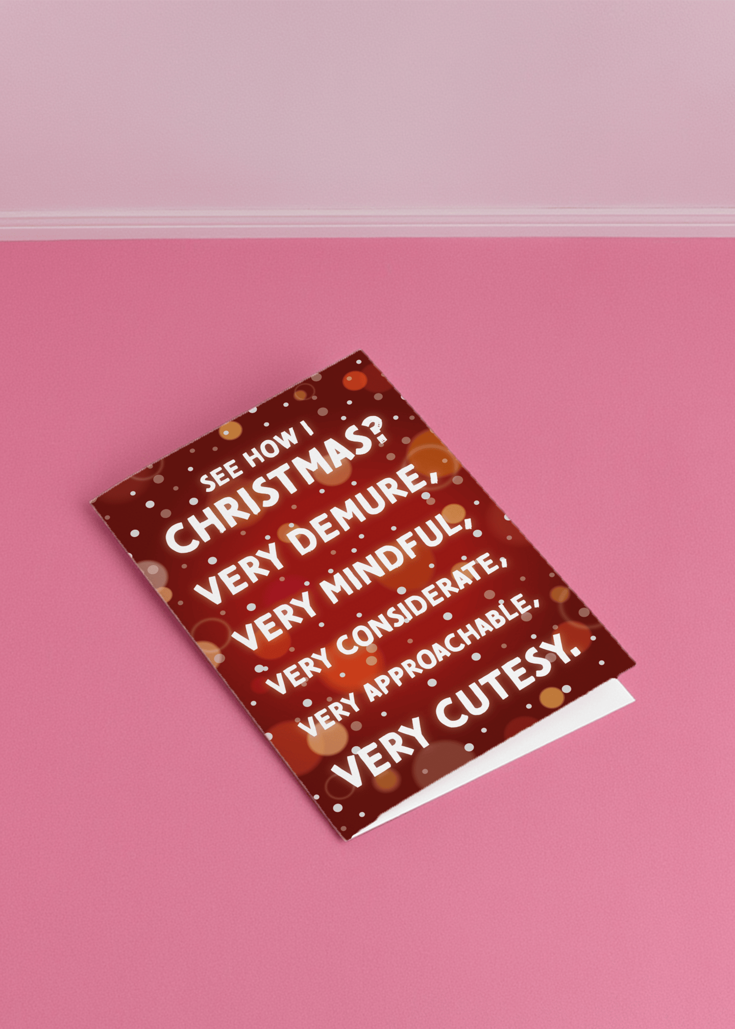 See How I Christmas Card mockup 1