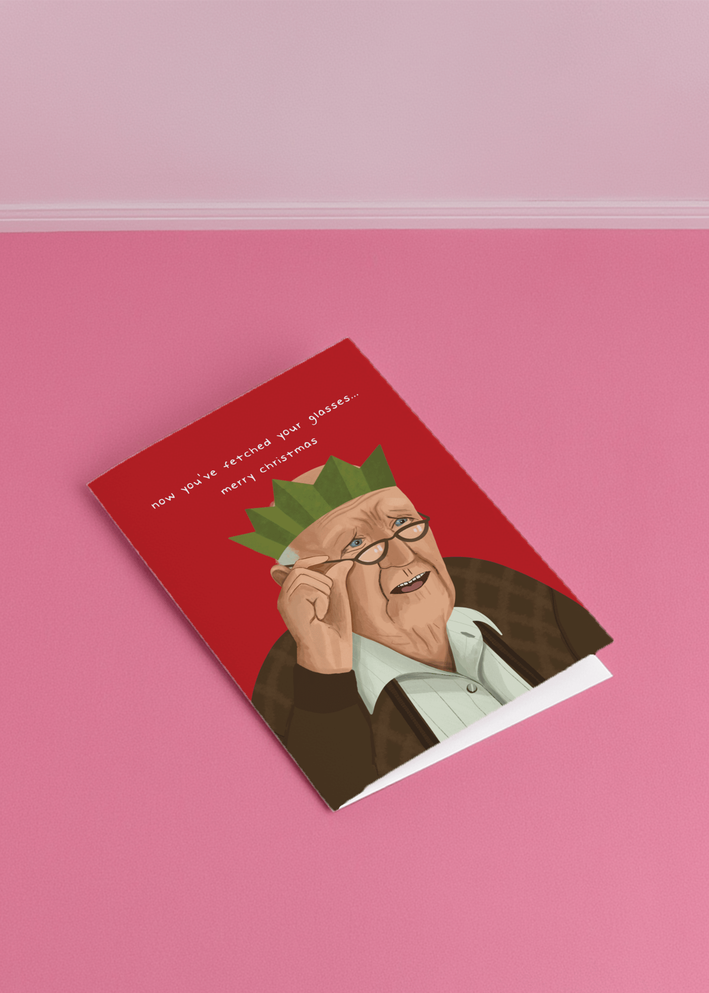 Now You've Fetched Your Glasses, Merry Christmas (Red) mockup 1