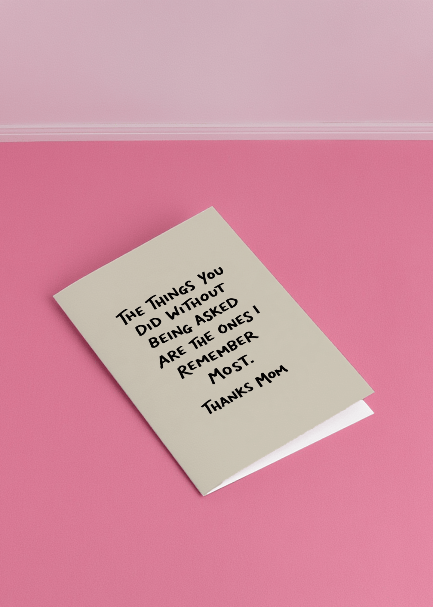 the things you did without being asked mockup 1