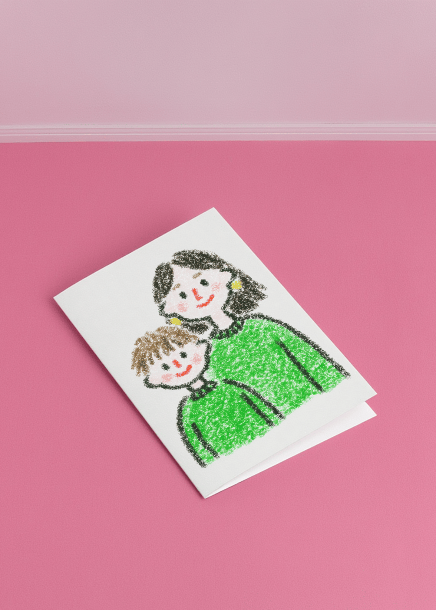 mom and son crayon sketch mockup 1