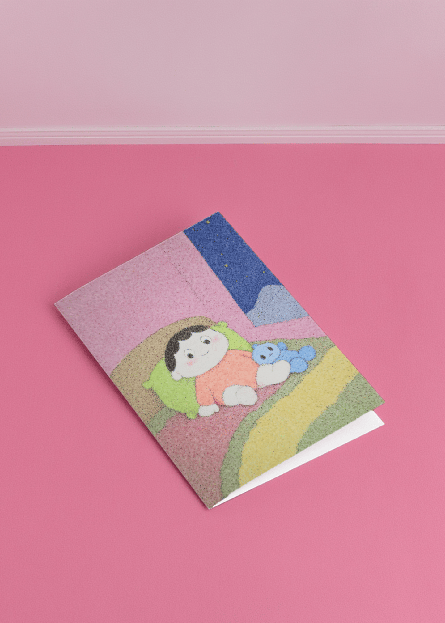 baby in bed with plushie mockup 1