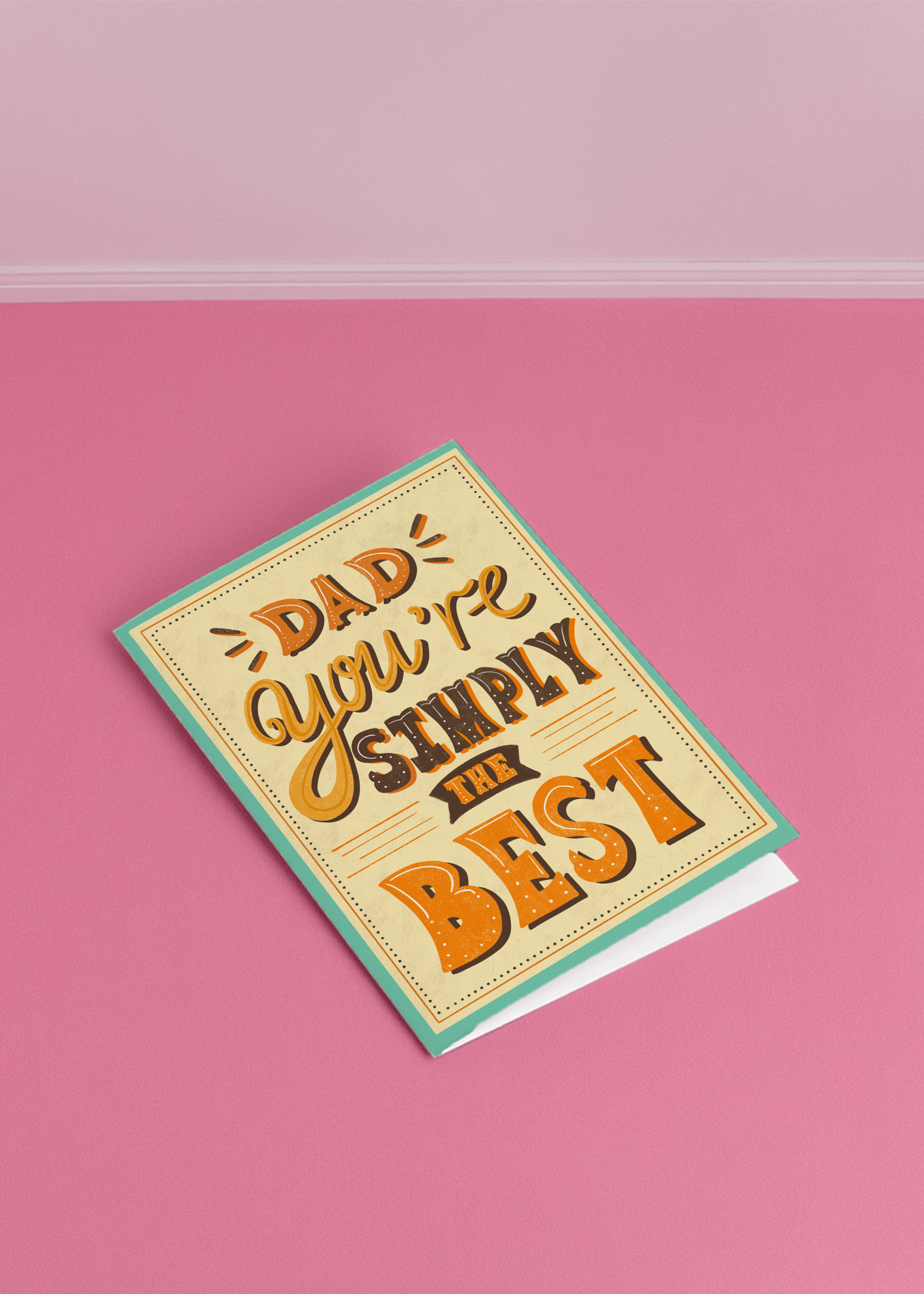 Simply The Best Dad mockup 1