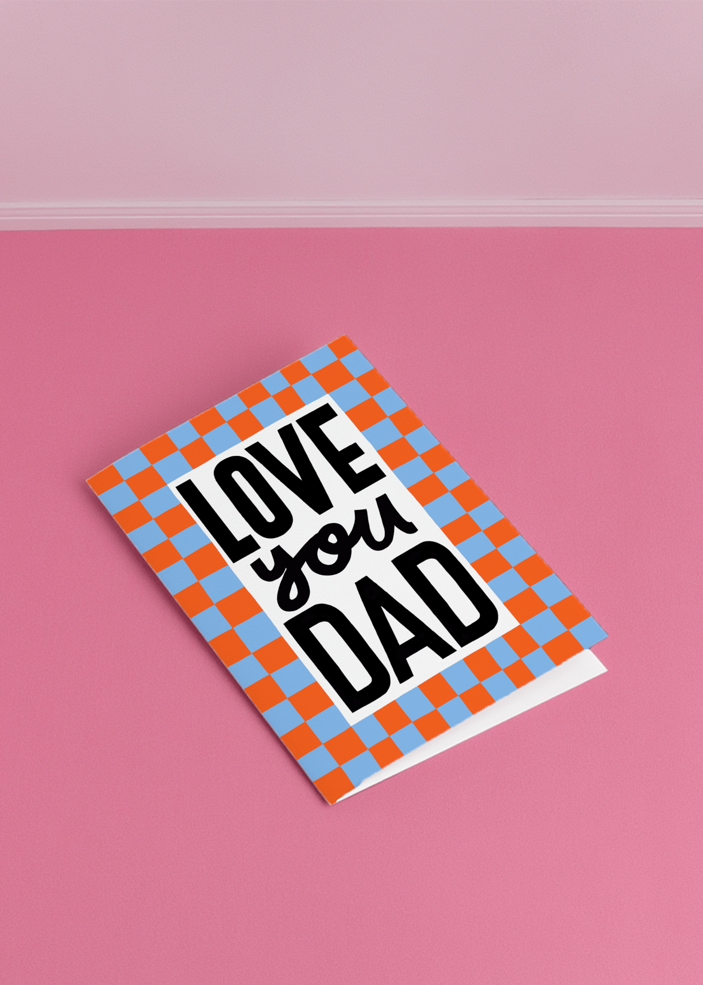 Checkerboard Love You Dad mockup 1