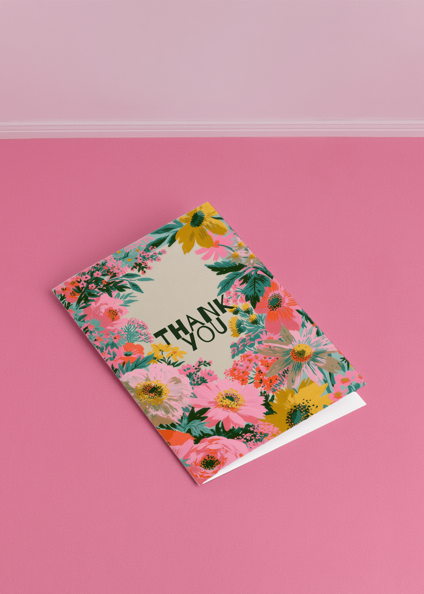Vibrant Floral Thank You mockup 1