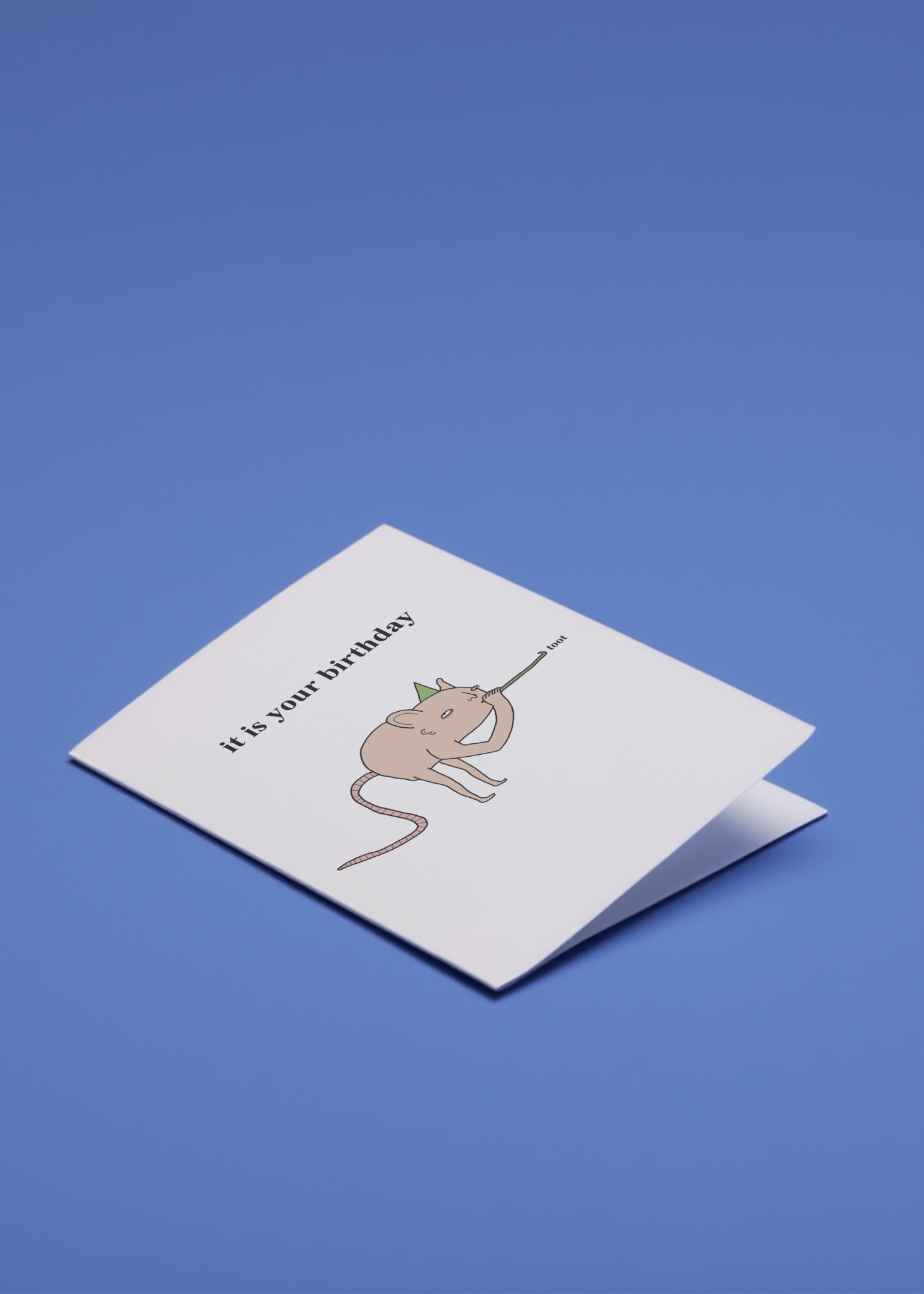 Toot Birthday Card mockup 1
