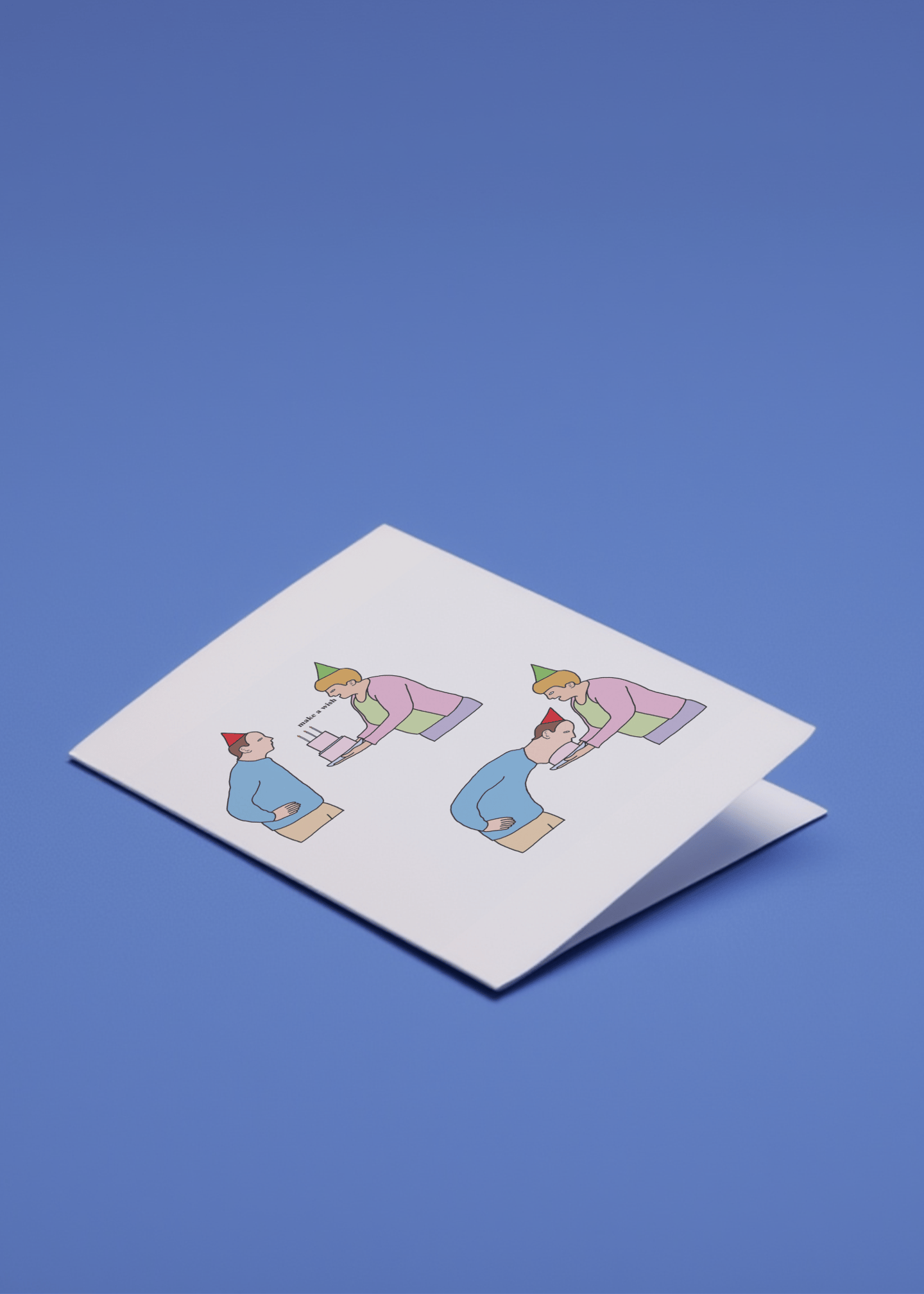 Wish Birthday Card mockup 1