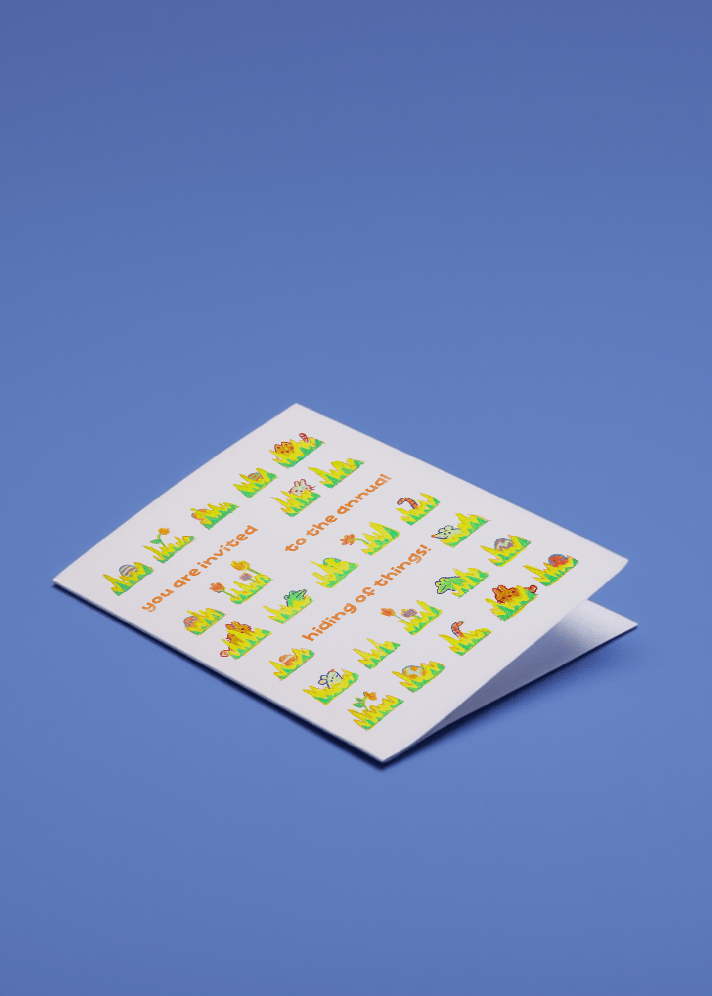 you are invited to the annual hiding of things mockup 1