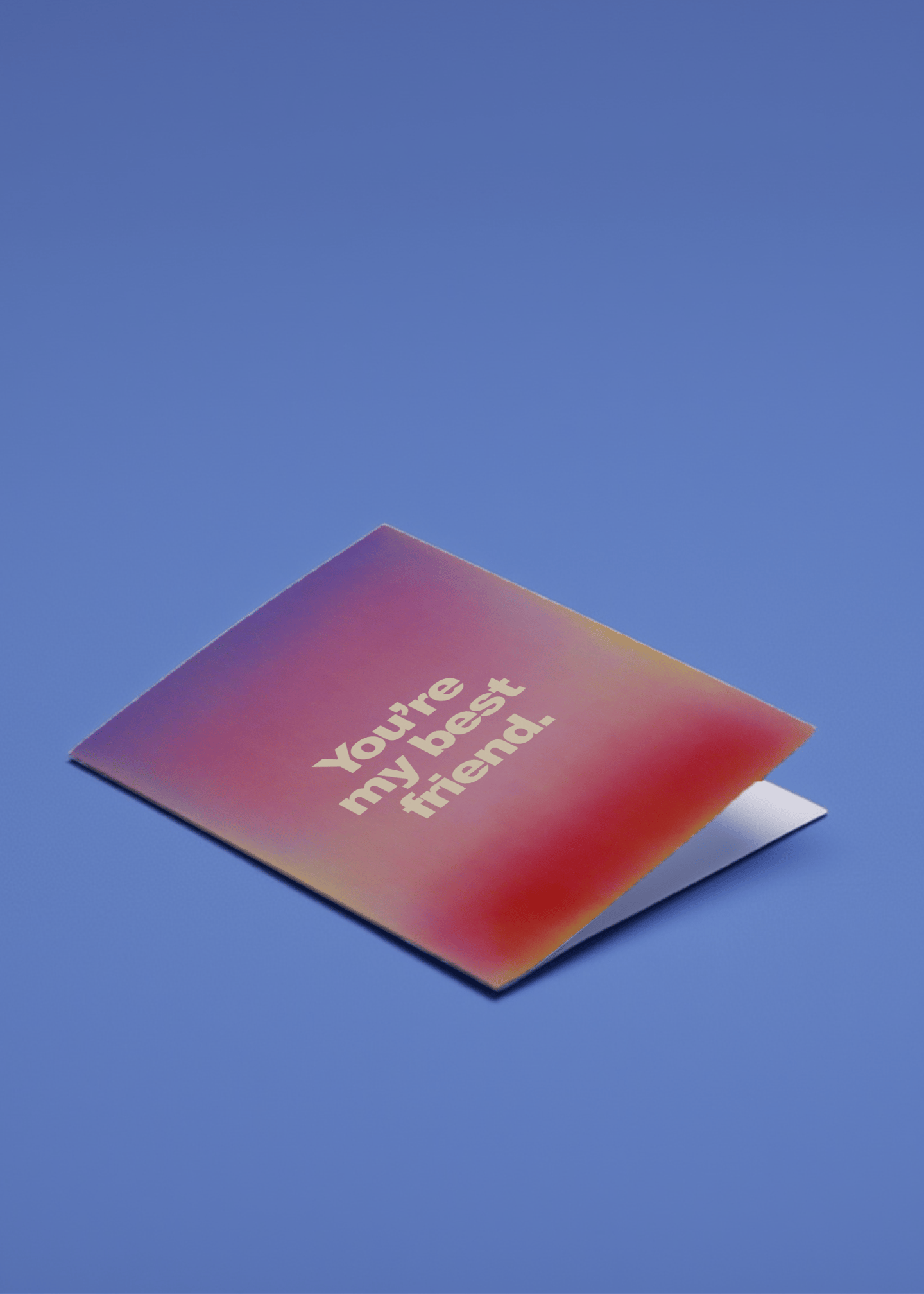 You're My Best Friend Card mockup 1