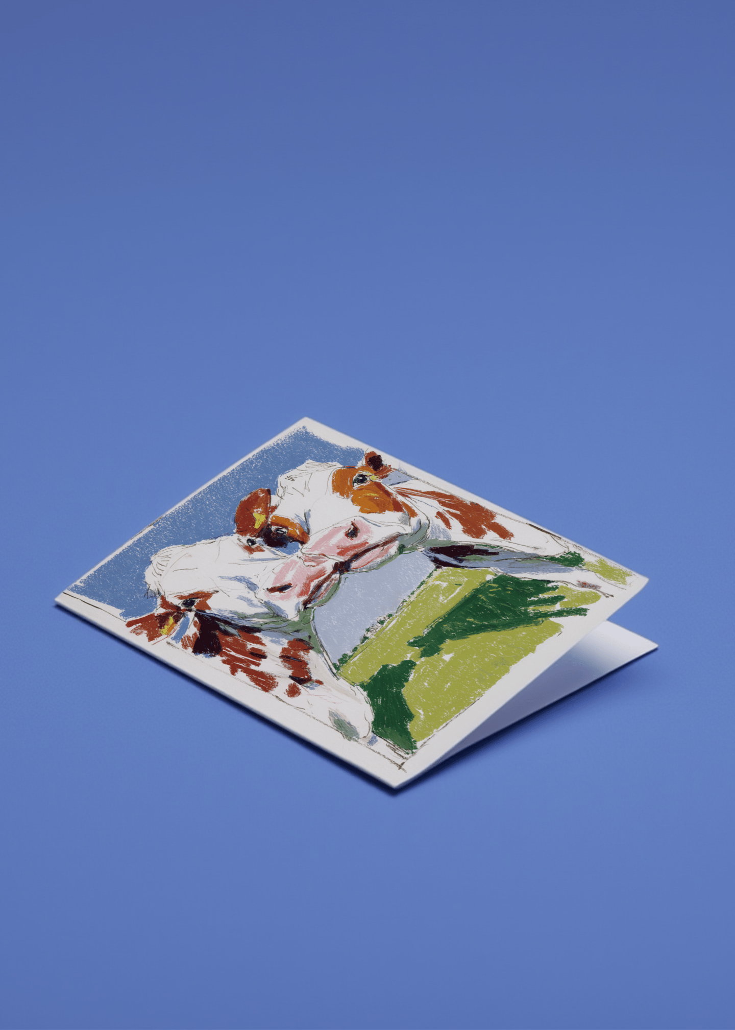 Charming Cow Companions Card mockup 1