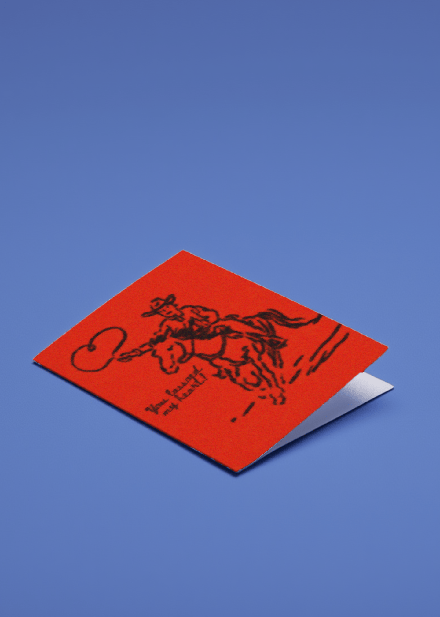 Lassoed Heart Cowboy Card mockup 1