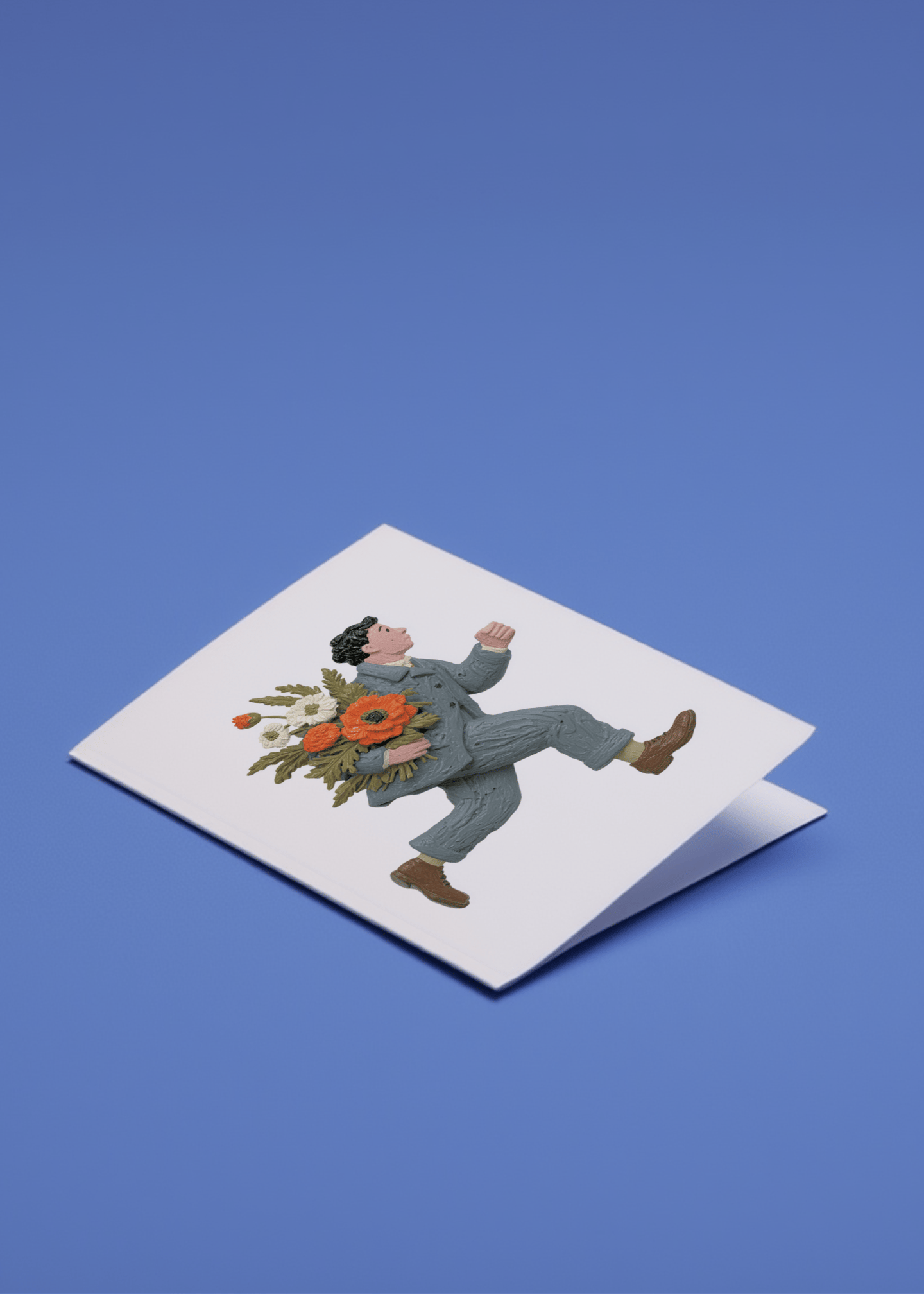 Hurrying with Blooms Card mockup 1
