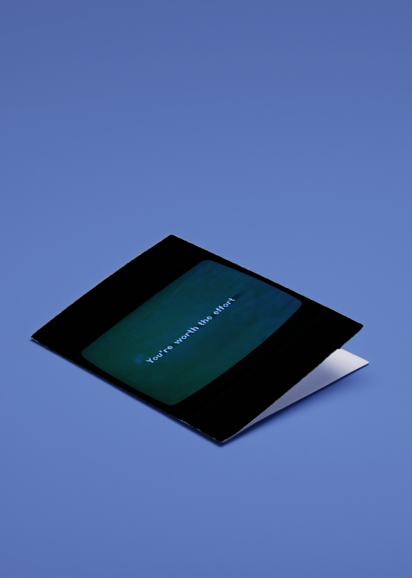 You're Worth It Card mockup 1