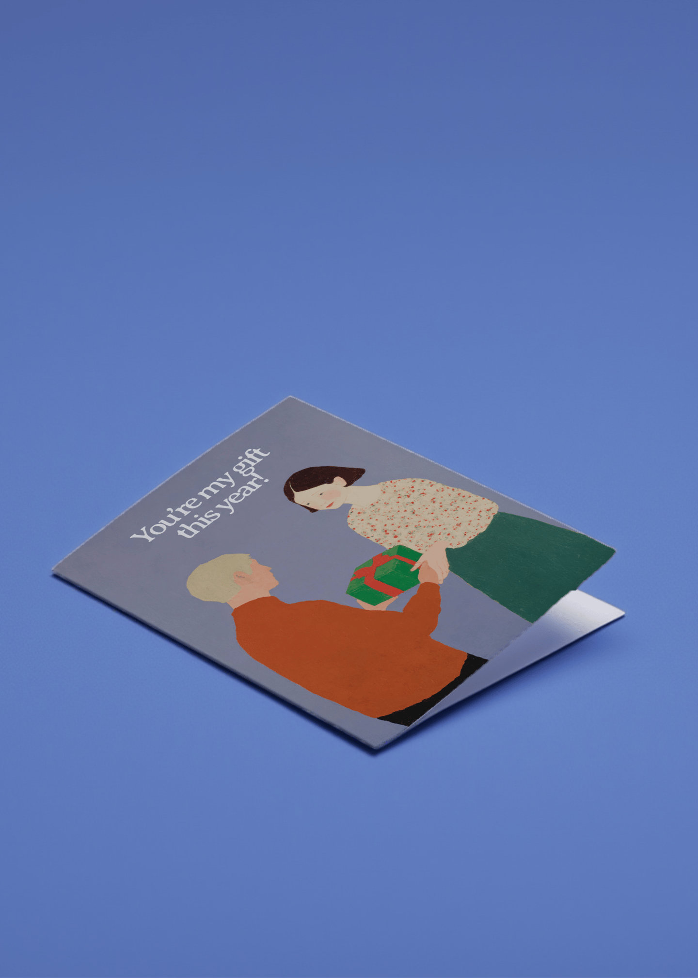 You're My Gift Greeting Card mockup 1